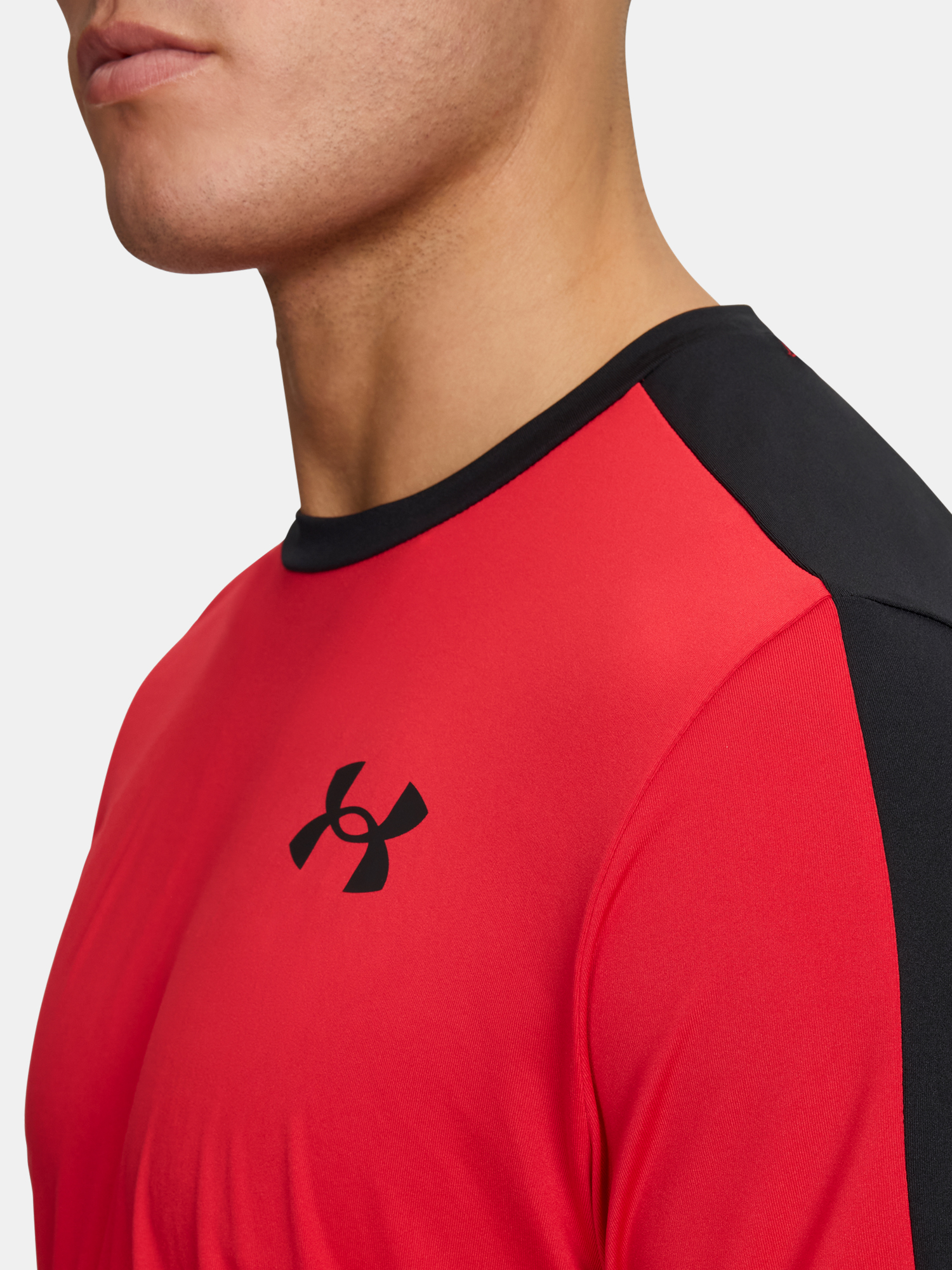 Men's T-shirt Under Armour UA HG Wordmark SS-RED - Men's