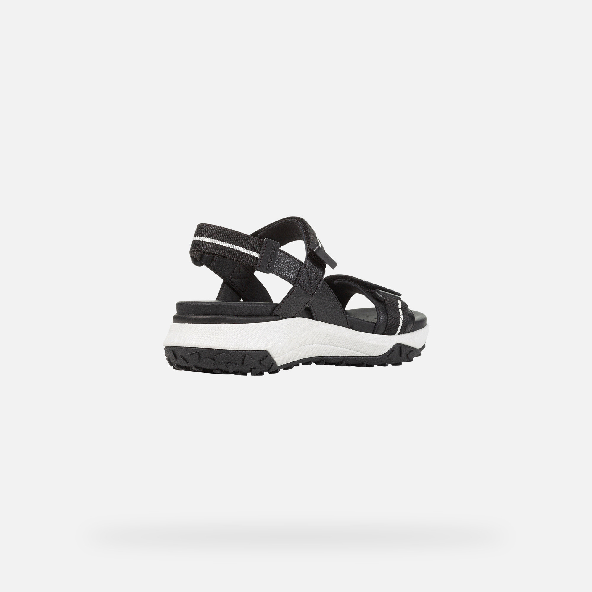 Black women&#039;s sandals Geox Sorapis + Grip - Women&#039;s