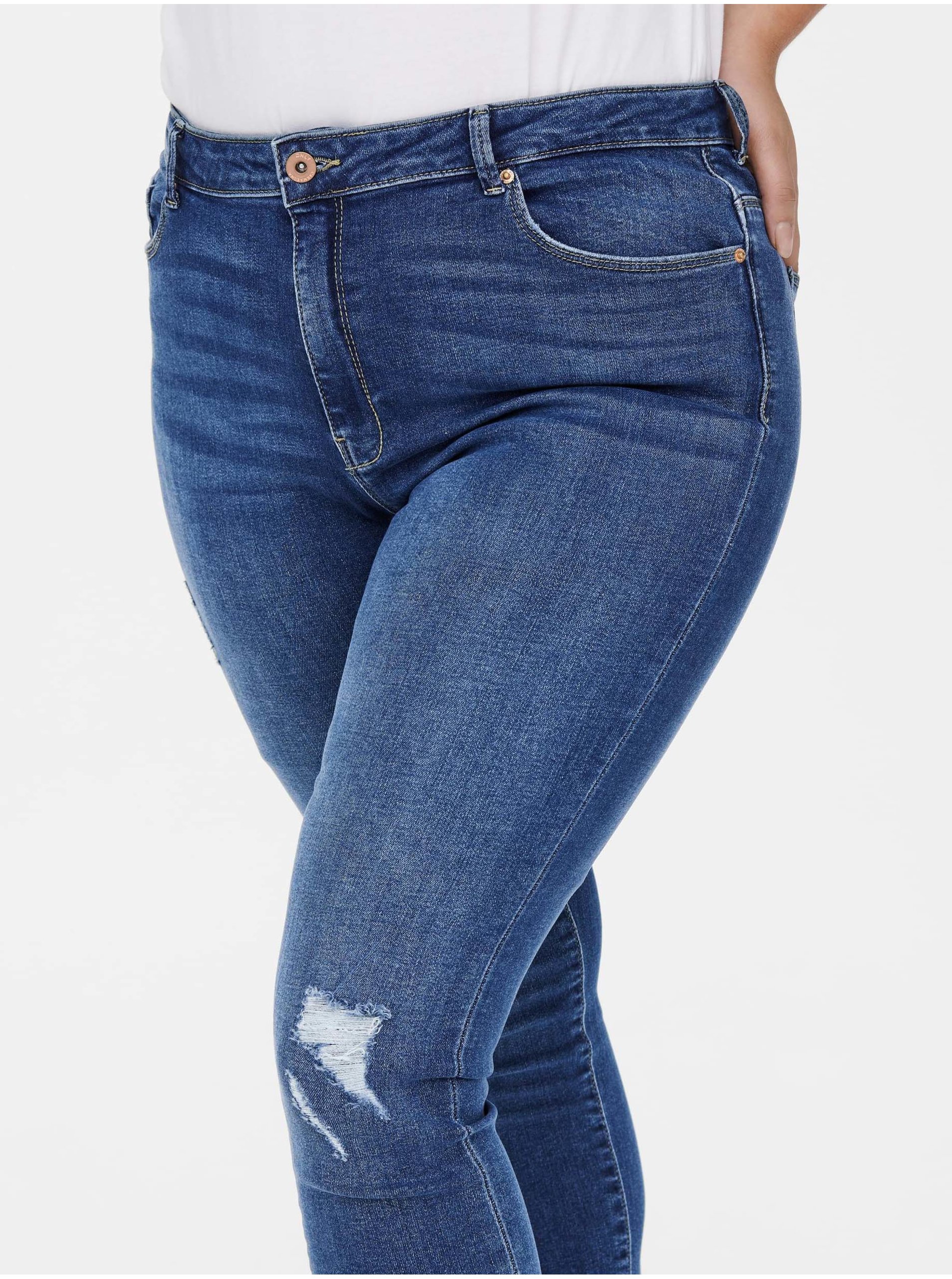 Blugi Blue Skinny Fit ONLY CARMAKOMA Laola - Femei