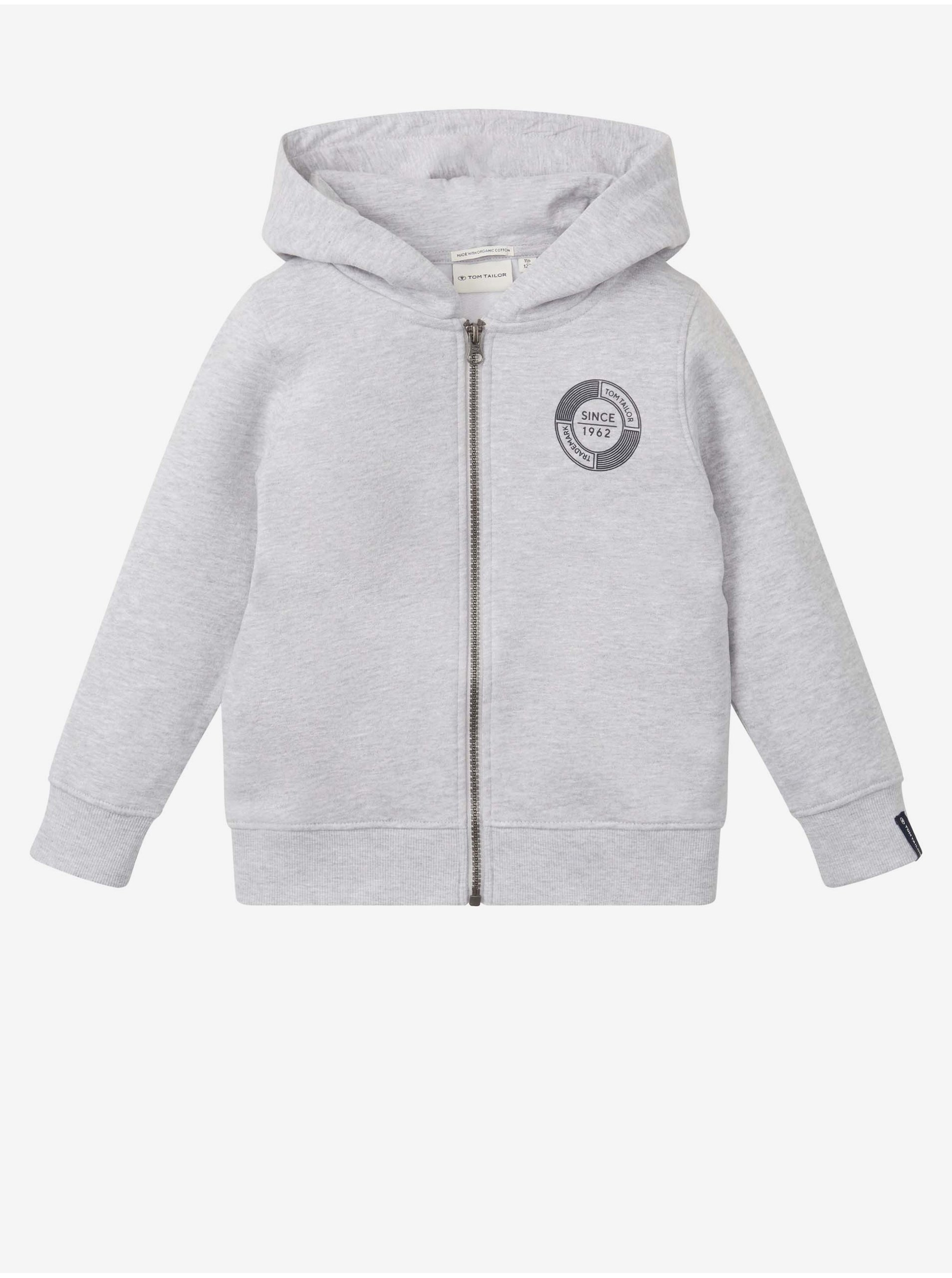 Light Grey Boys' Sweatshirt Tom Tailor - Boys