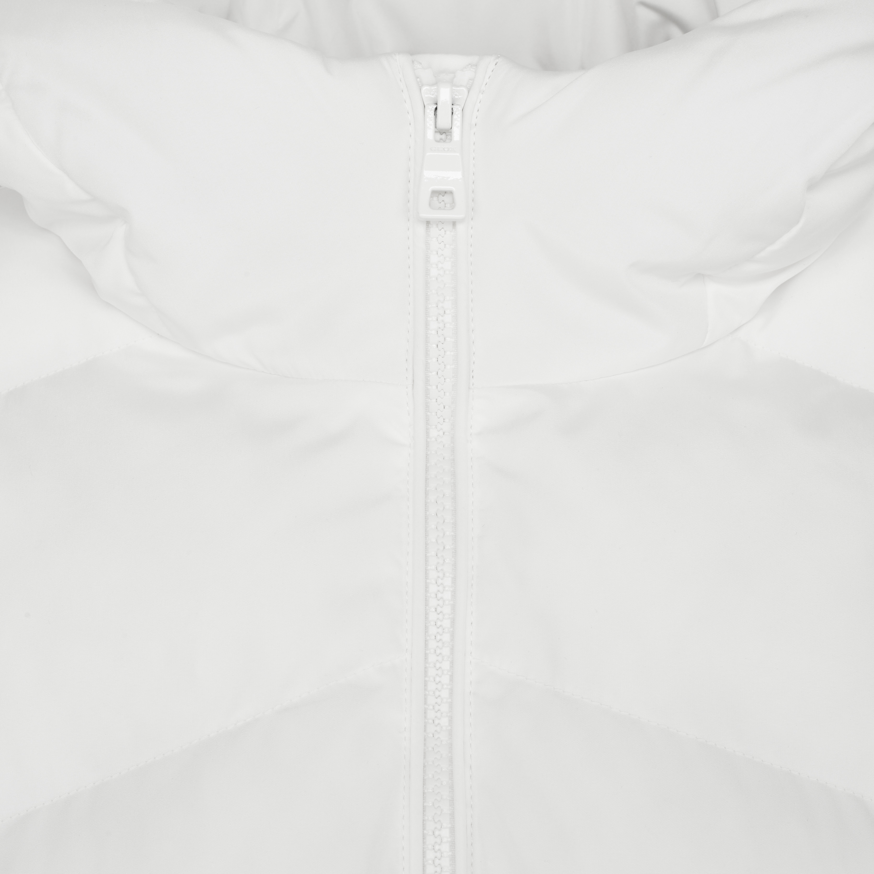 White Women's Quilted Jacket Geox Anylla - Women's