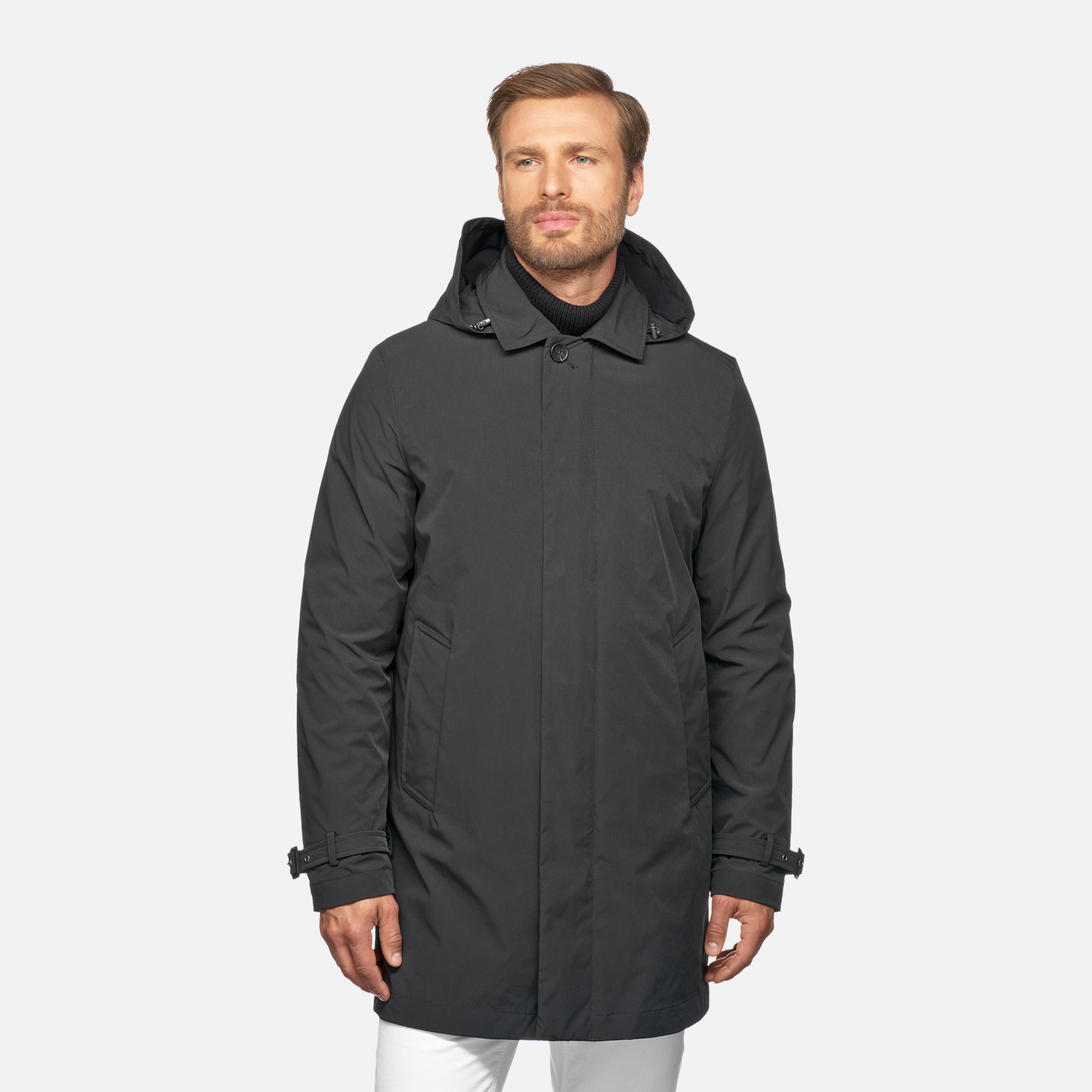 Black men&#039;s jacket Geox Anyweco - Men