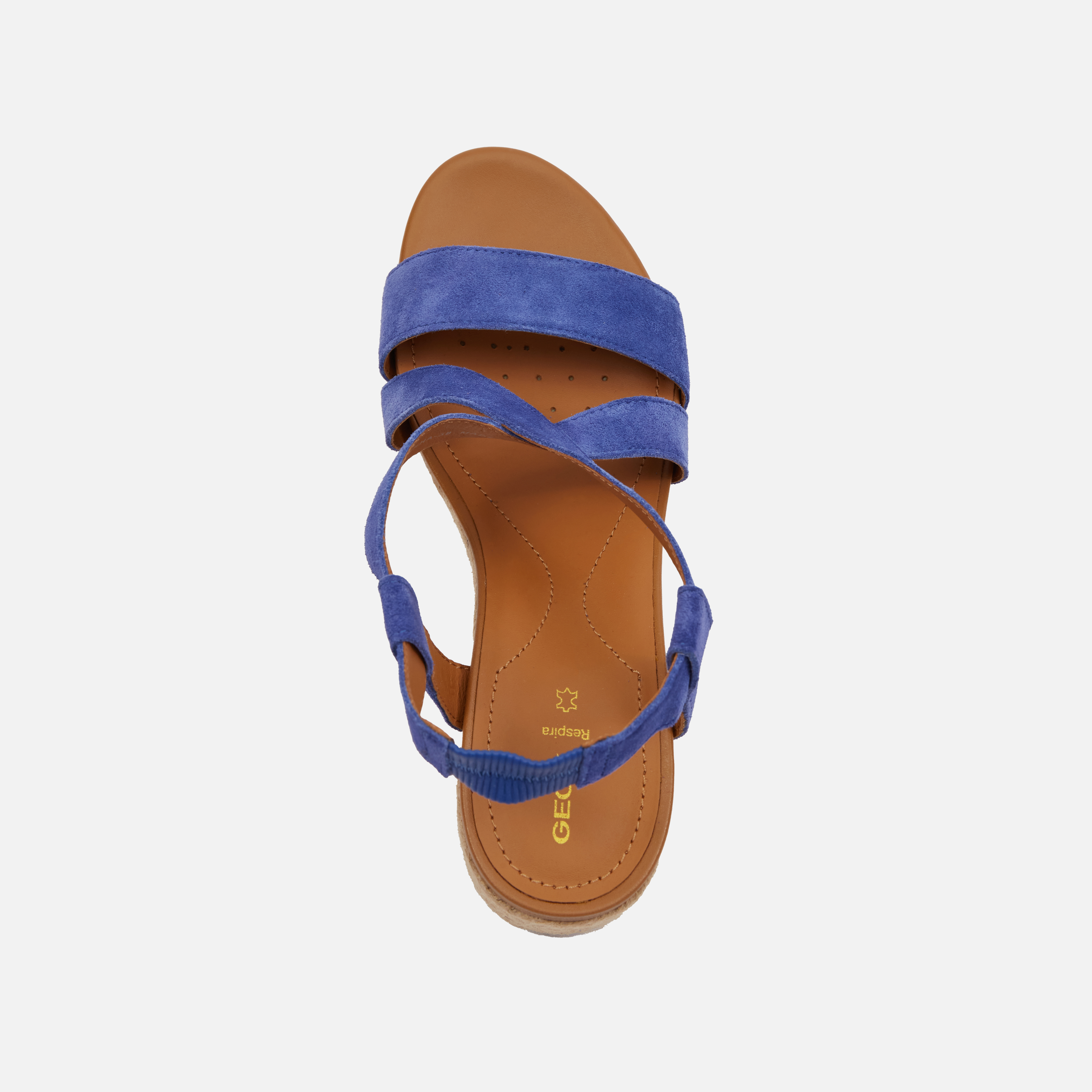 Blue women's sandals Geox Ischia Corda - Women's