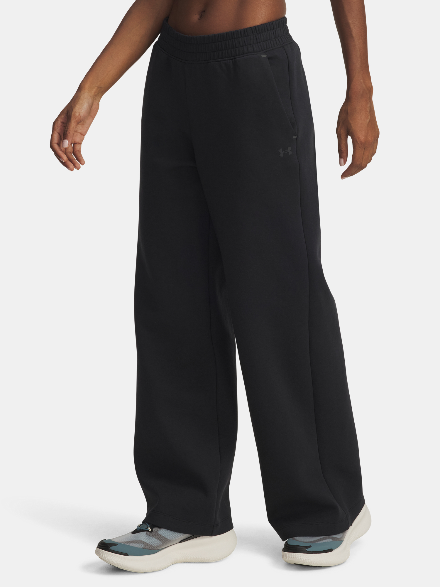 Women's Sports Pants Under Armour UA Unstoppable Flc Pant-BLK - Women's