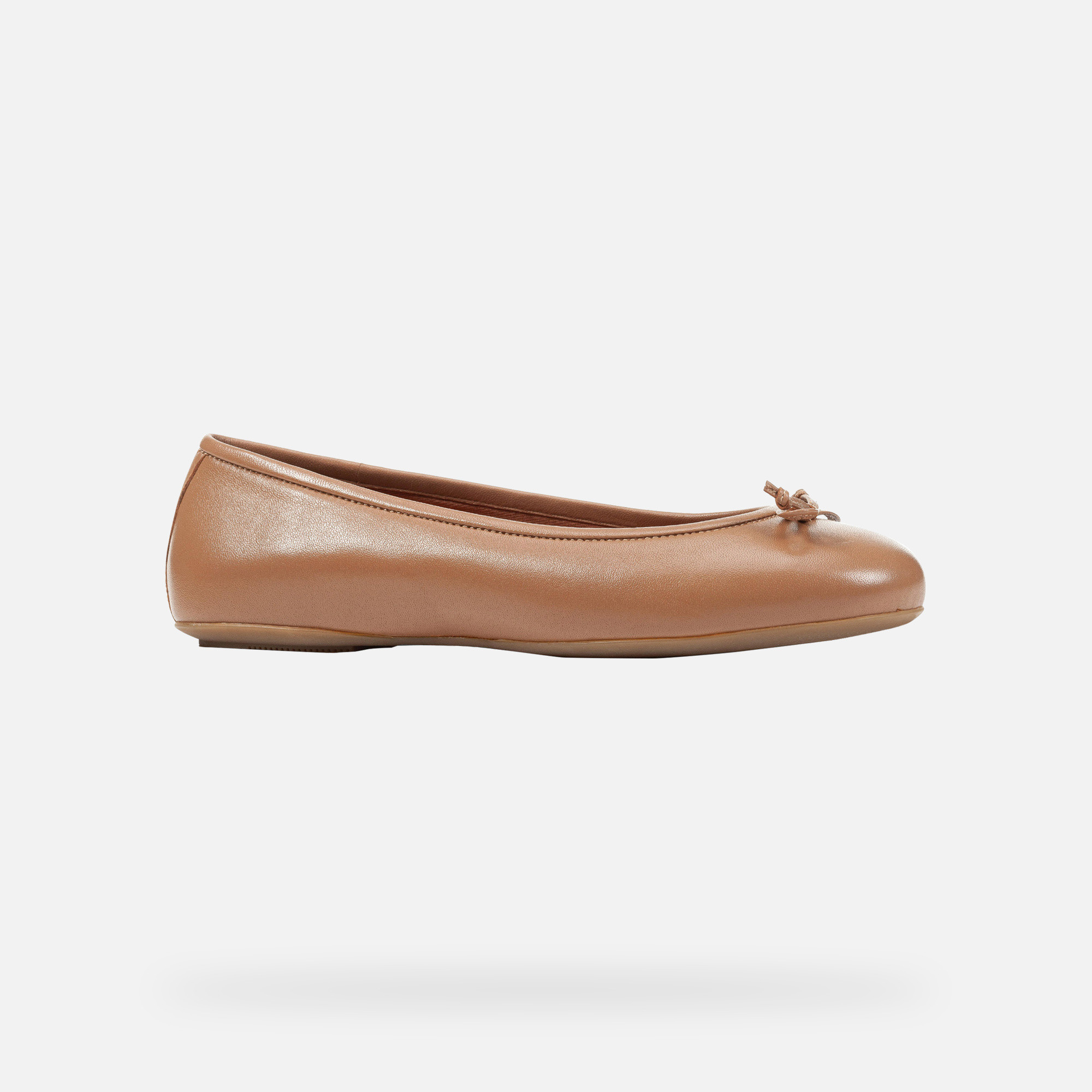Brown women&#039;s ballet flats Geox Palmaria - Women&#039;s