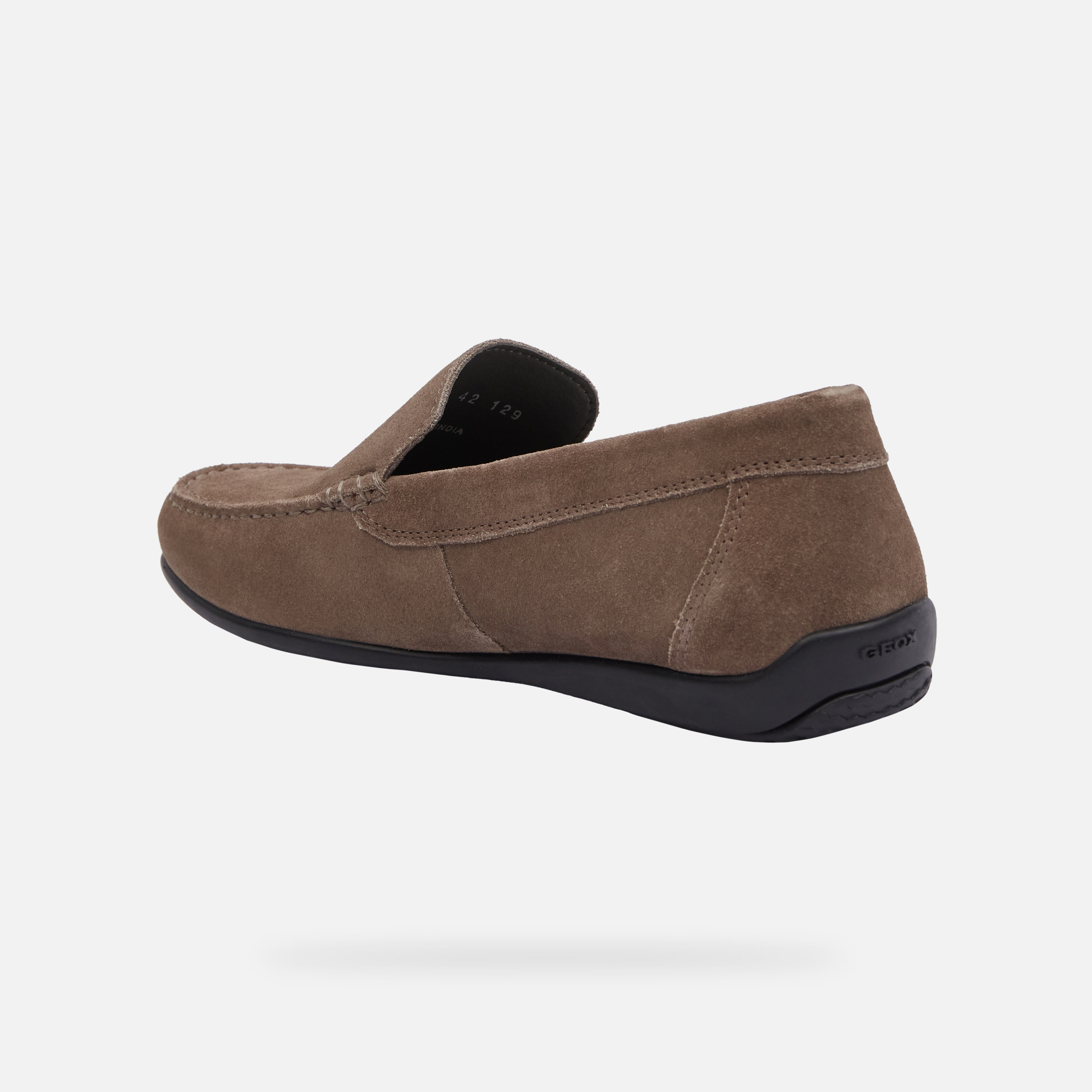 Light grey men&#039;s loafers Geox Ascanio - Men&#039;s