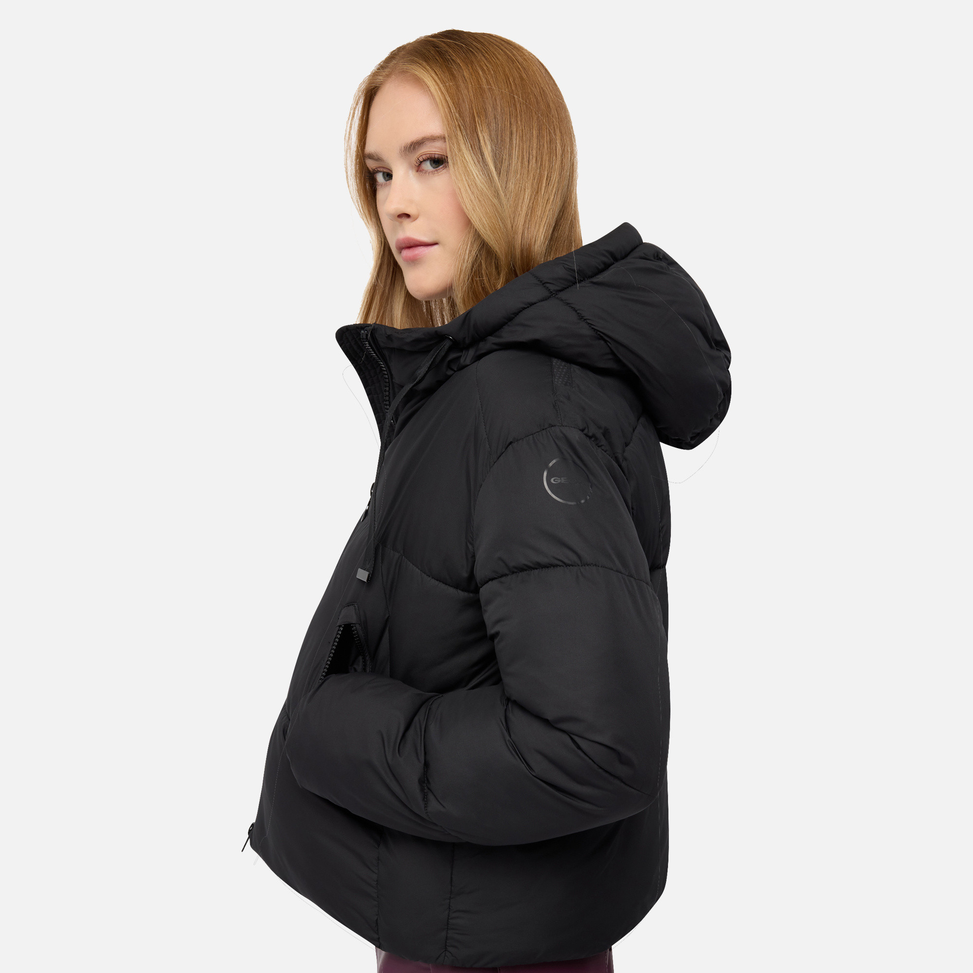 Geacă neagră pentru femei Geox Spherica