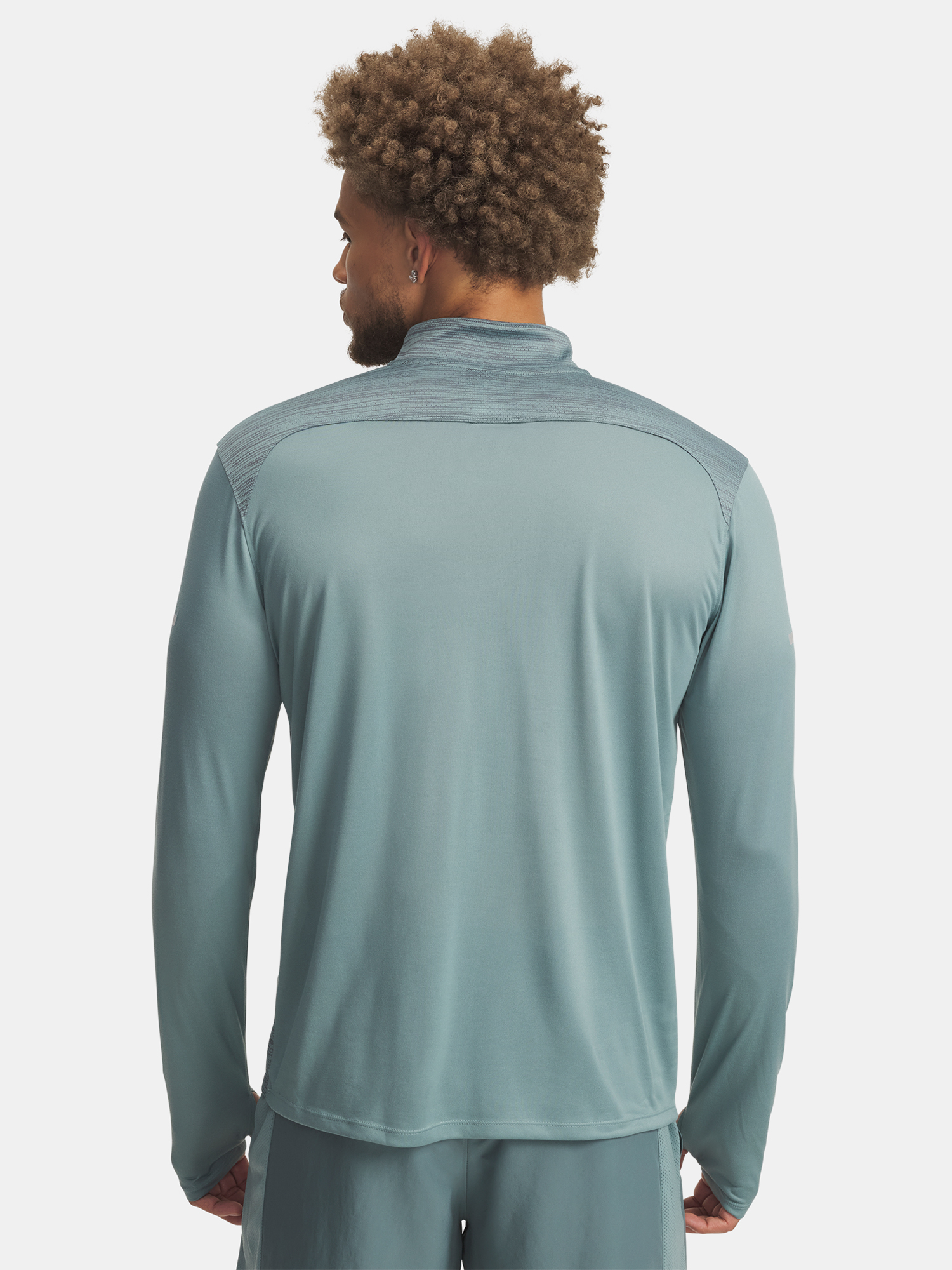 Men's Under Armour UA Tech Utility T-Shirt 1/4 Zip-GRN - Men's