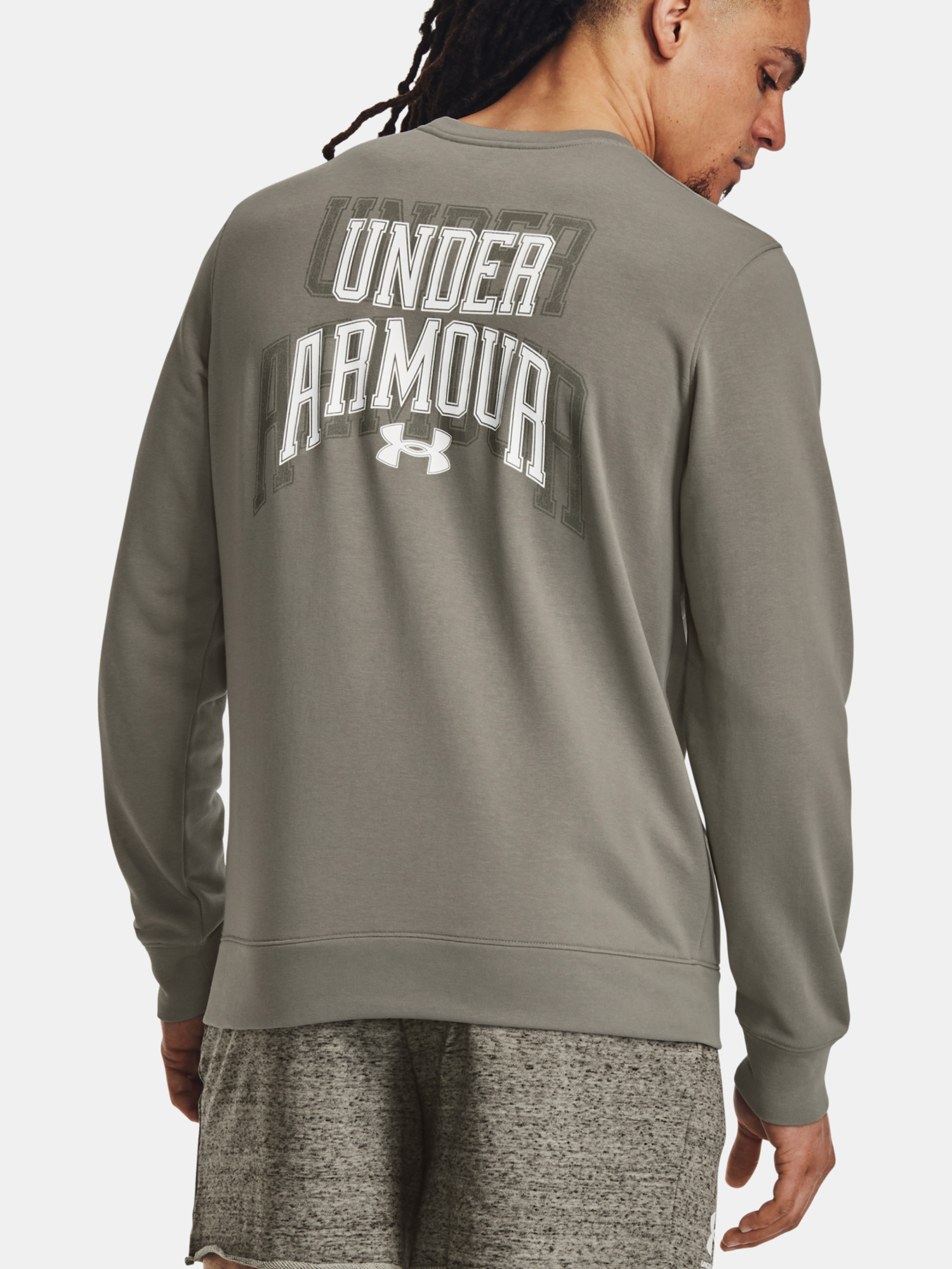 Pulovere fara gluga pentru barbati Under Armour - verde