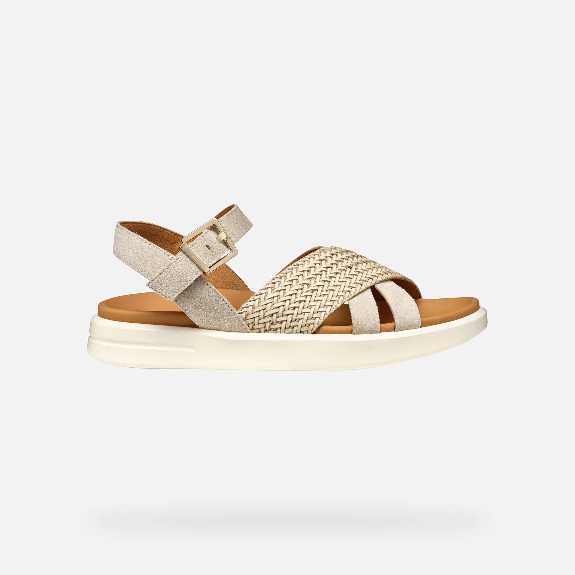 Beige women's sandals Geox XAN2S - Women's