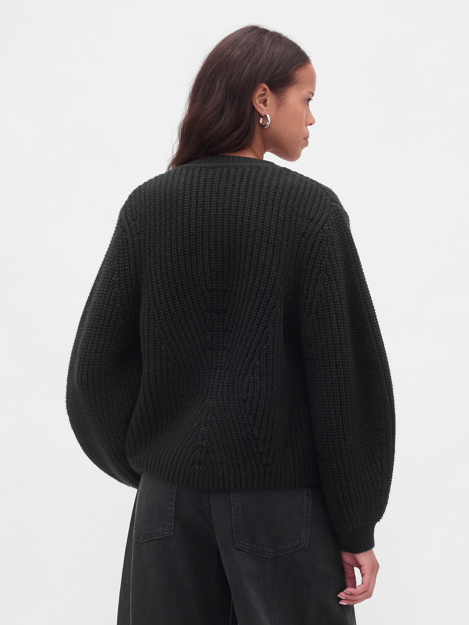 Cardigan cu nervuri GAP