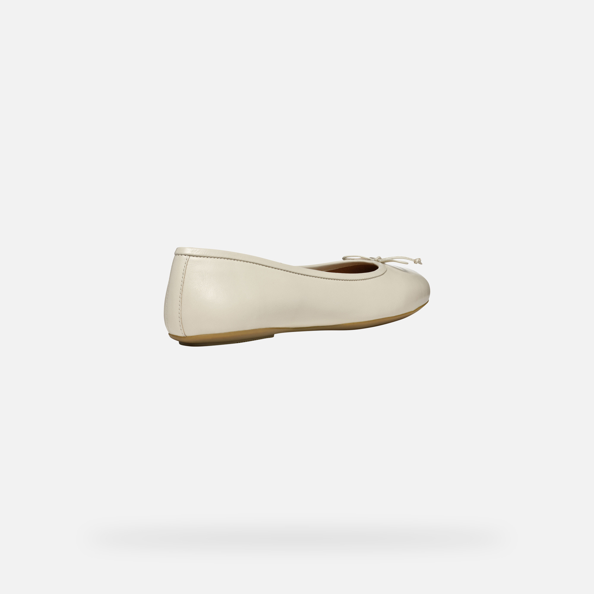 Cream women's ballet flats Geox Palmaria - Women's