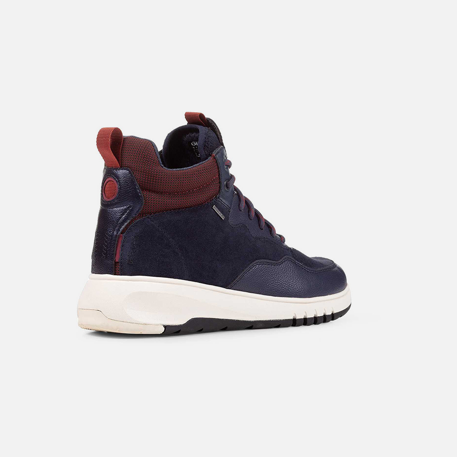 Dark blue women's ankle boots Geox Aerantis - Women's