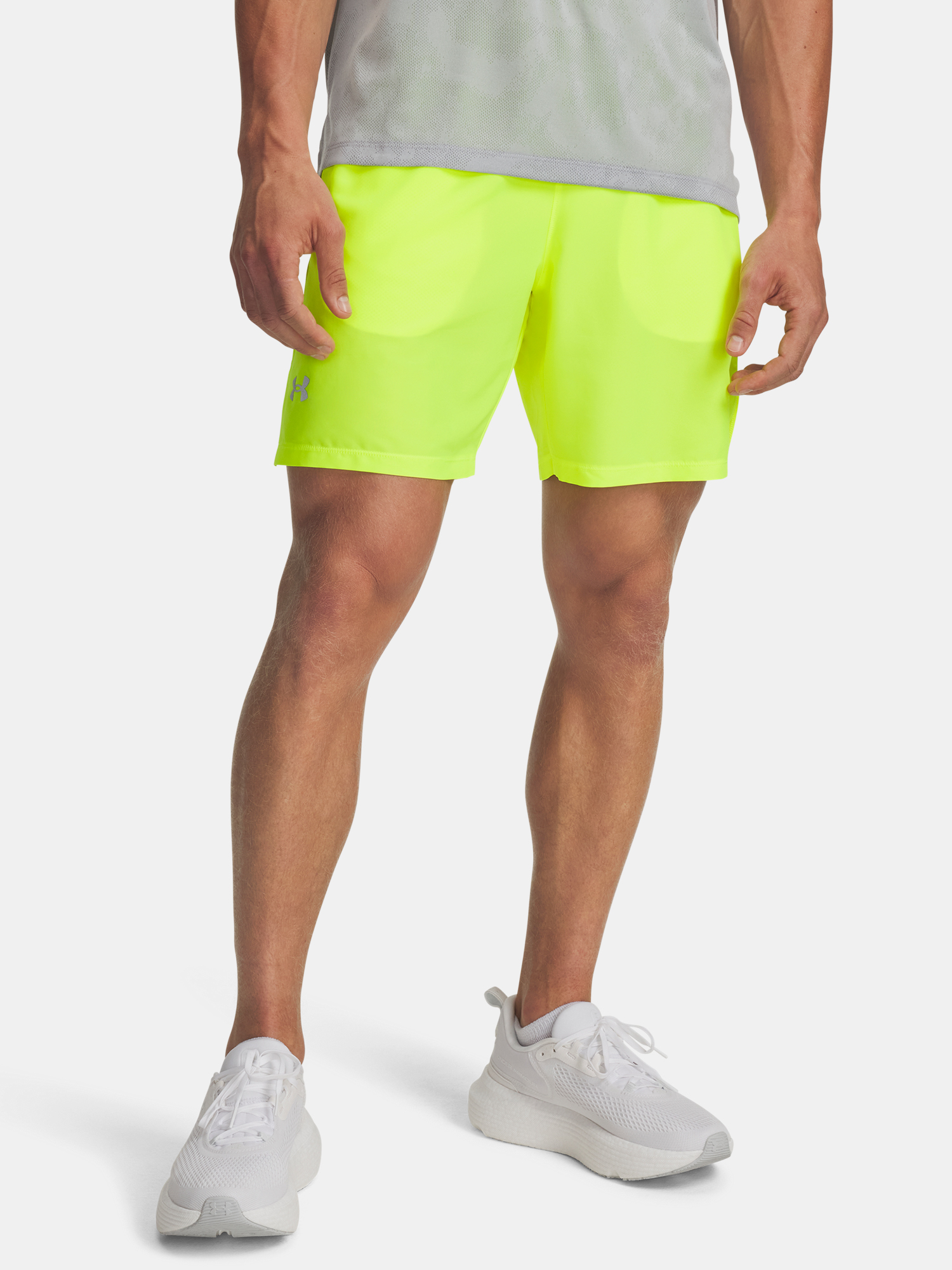Mens shorts Under Armour UA LAUNCH 7 SHORTS-YLW - Mens