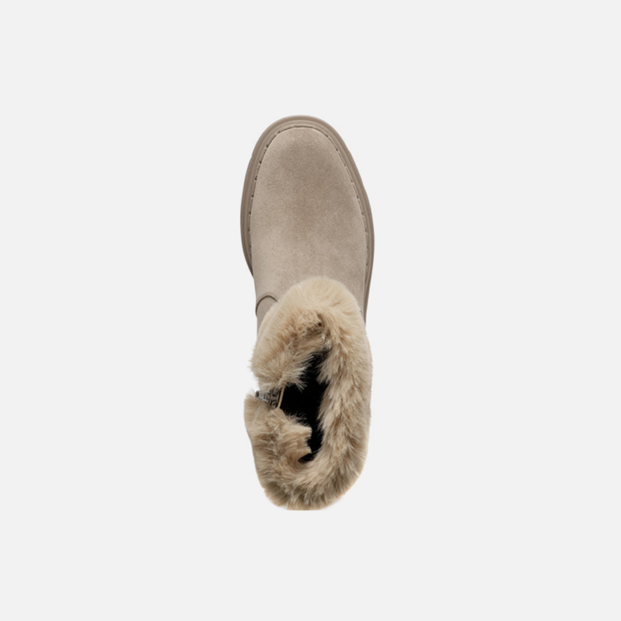 Beige women's ankle boots Geox Felleny - Women's