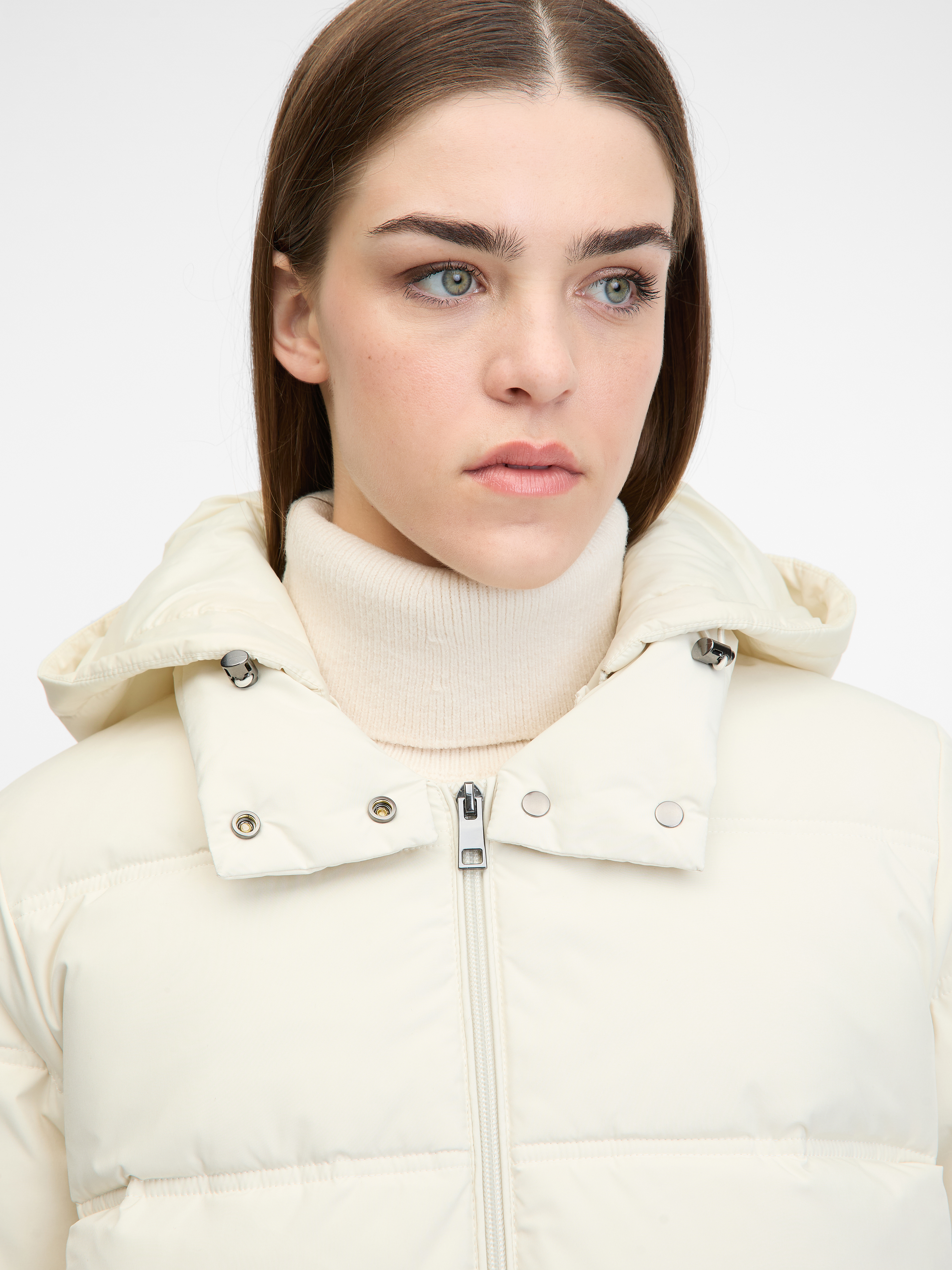 Beige women's down jacket ORSAY - Women's