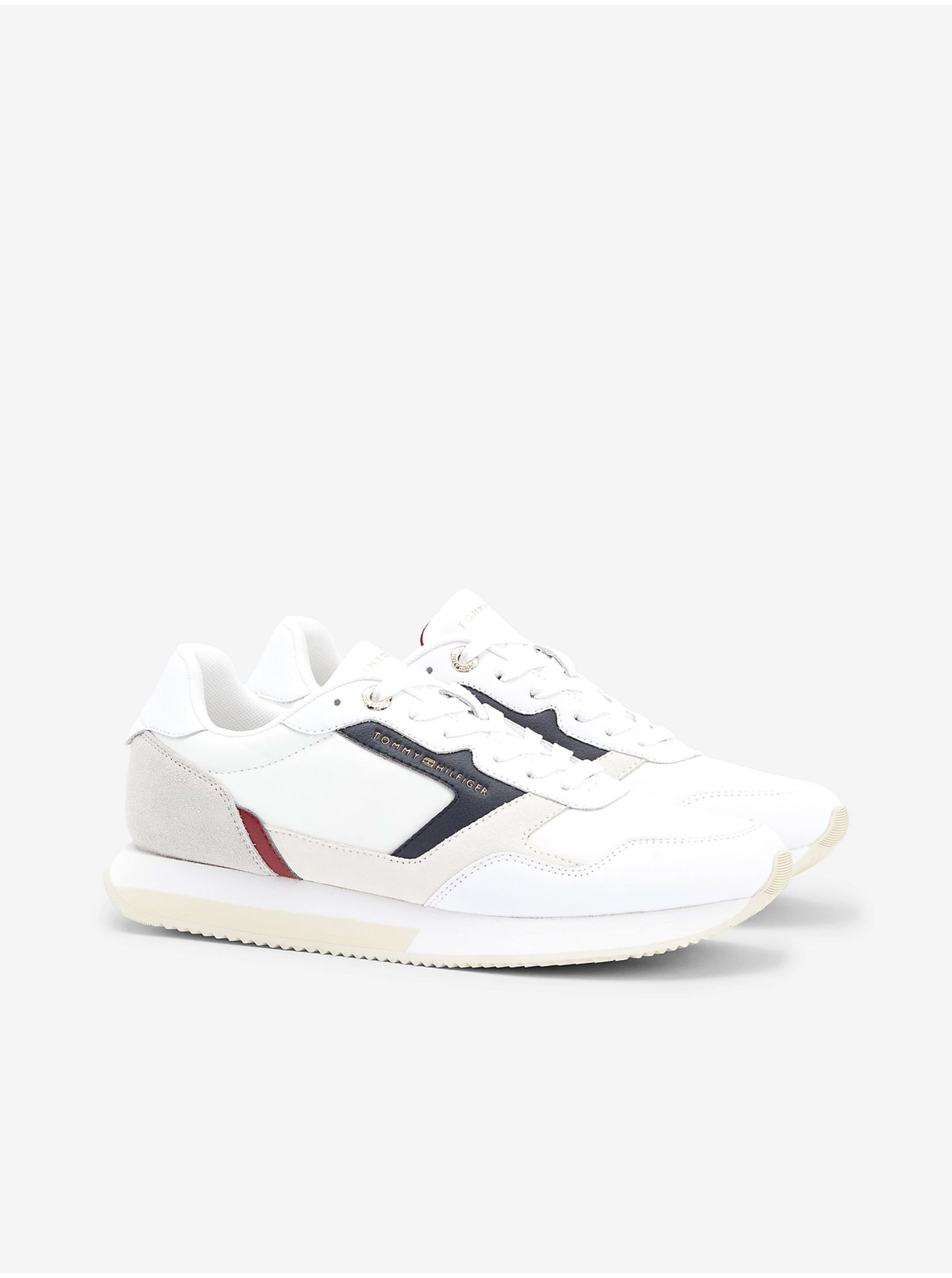 Tommy Hilfiger Essential Runner White Women's Leather Sneakers - Women