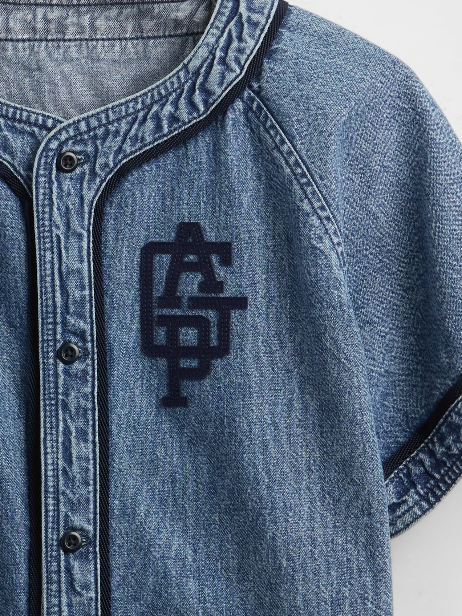 GAP Children&#039;s denim shirt Baseball Americana - Boys