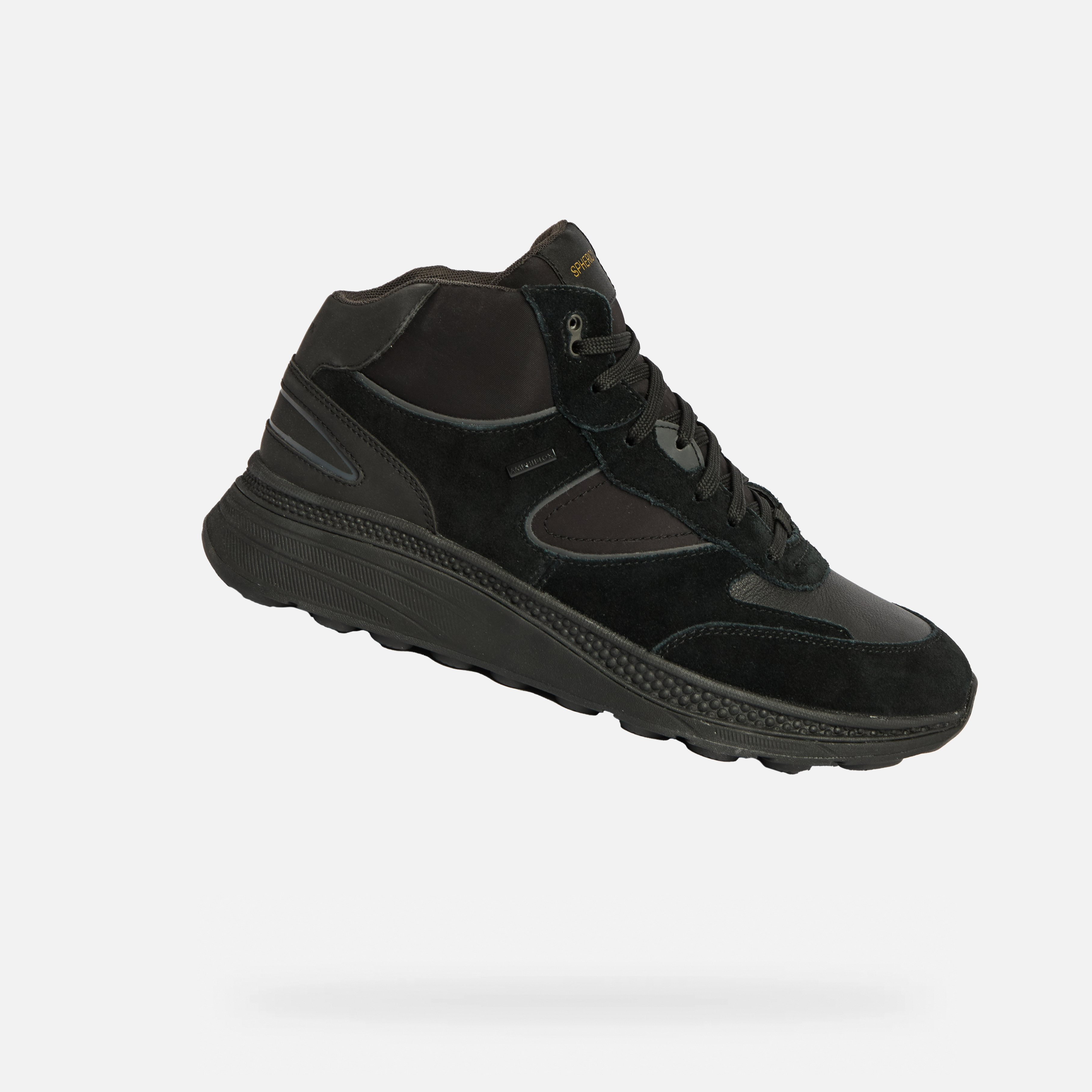 Geox Spherica Actif X1 Mens Black Ankle Boots - Mens