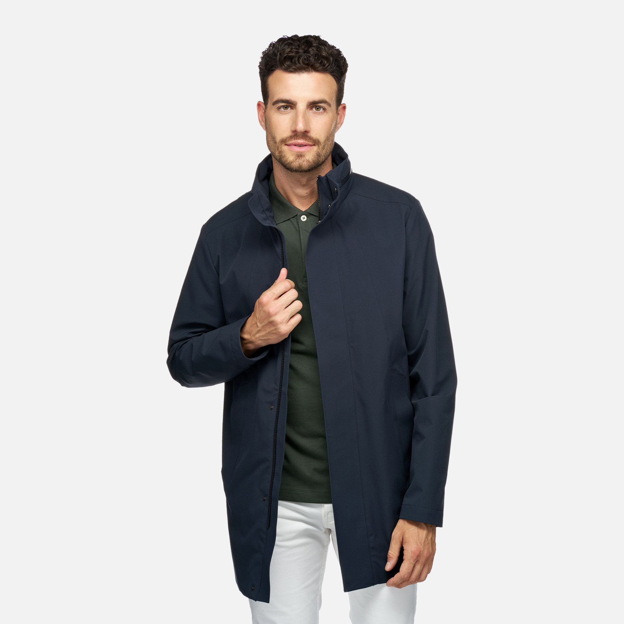 Dark blue men&#039;s jacket Geox Spherica - Men