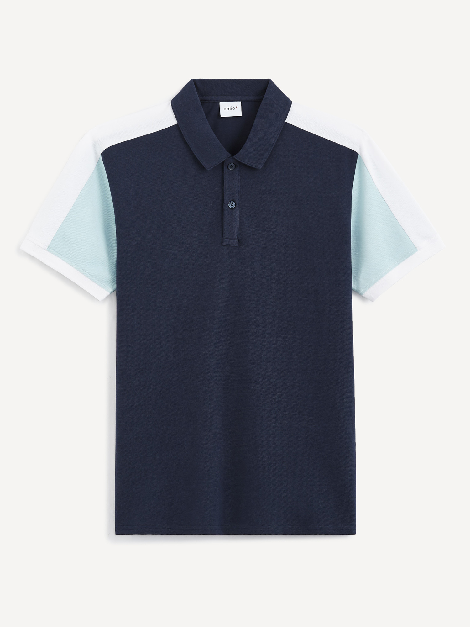 Tmavomodrá pánska polokošeľa Celio