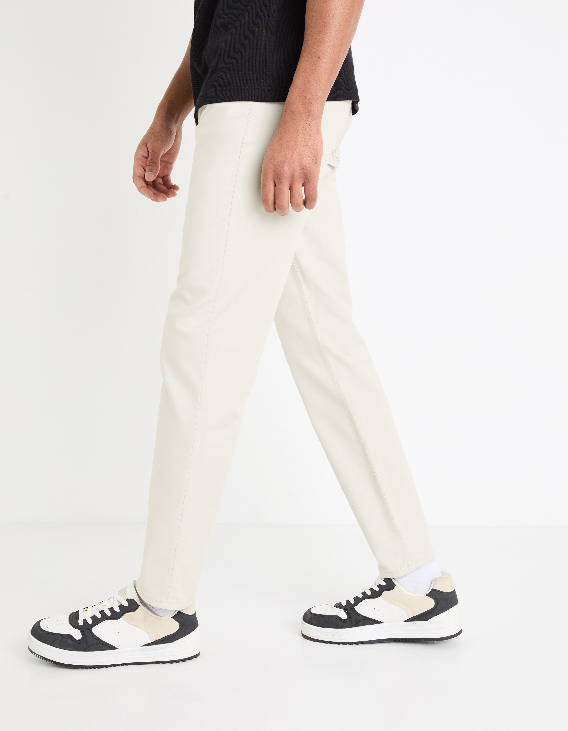 Pantaloni casual pentru barbati Celio - crem