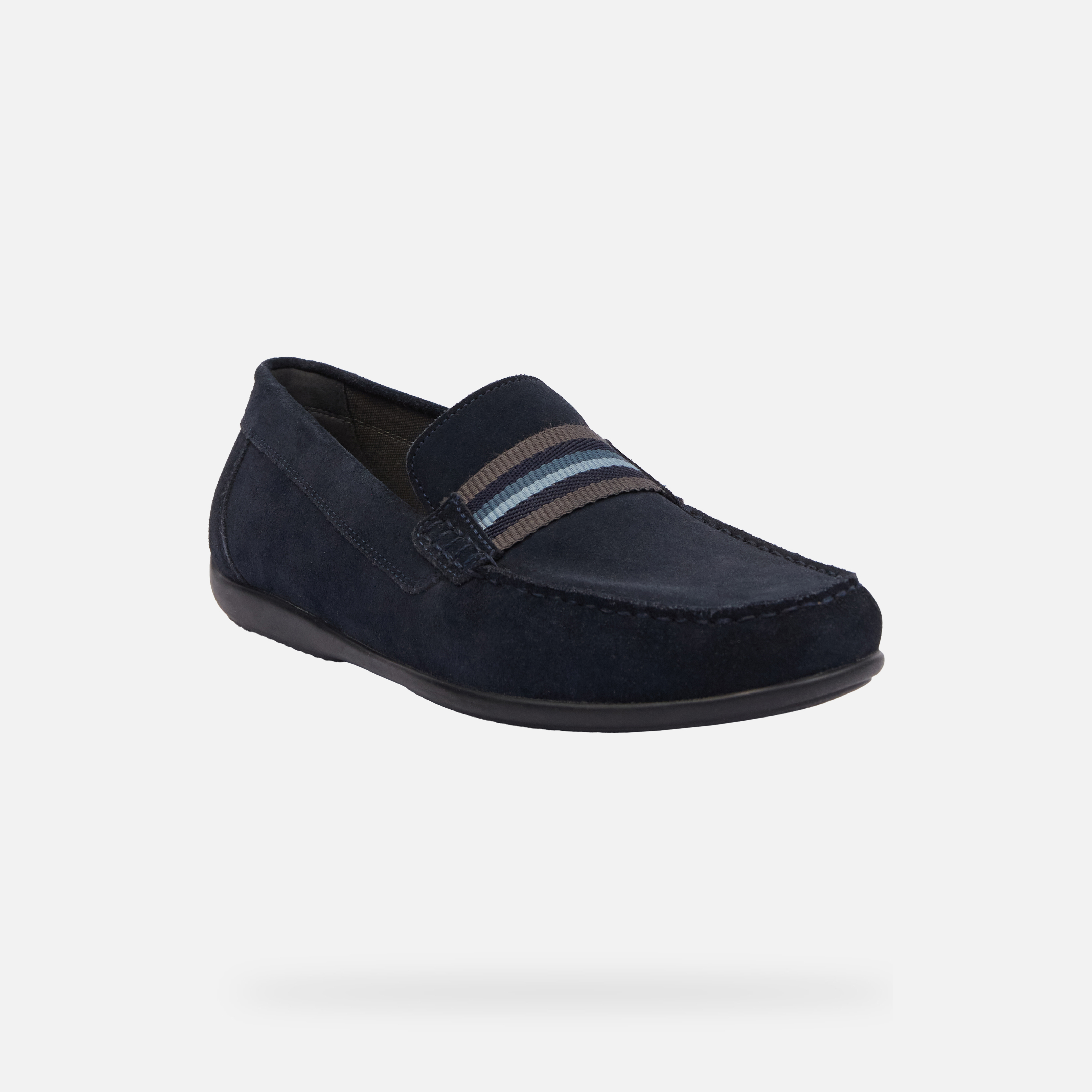 Dark blue men's loafers Geox Ascanio - Men's