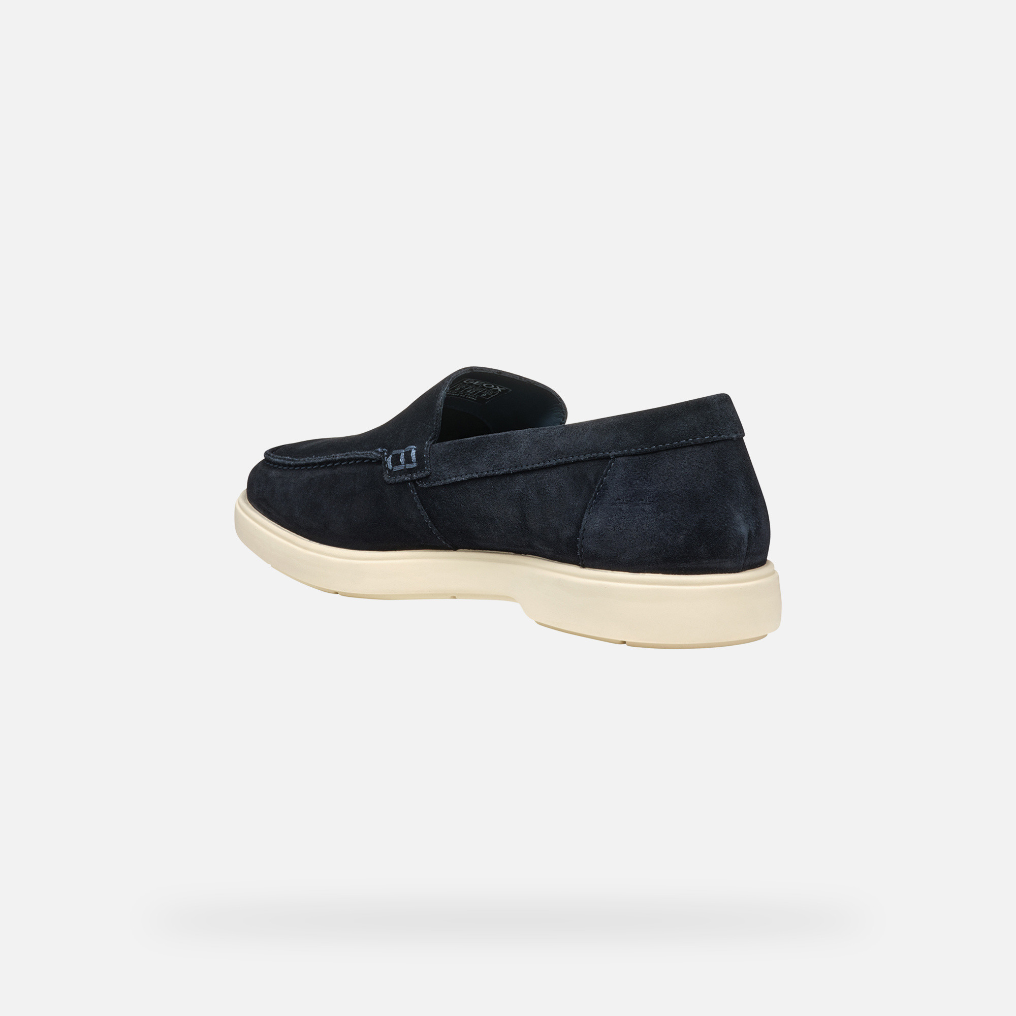 Dark blue men&#039;s moccasins Geox Spherica EC17 - Men