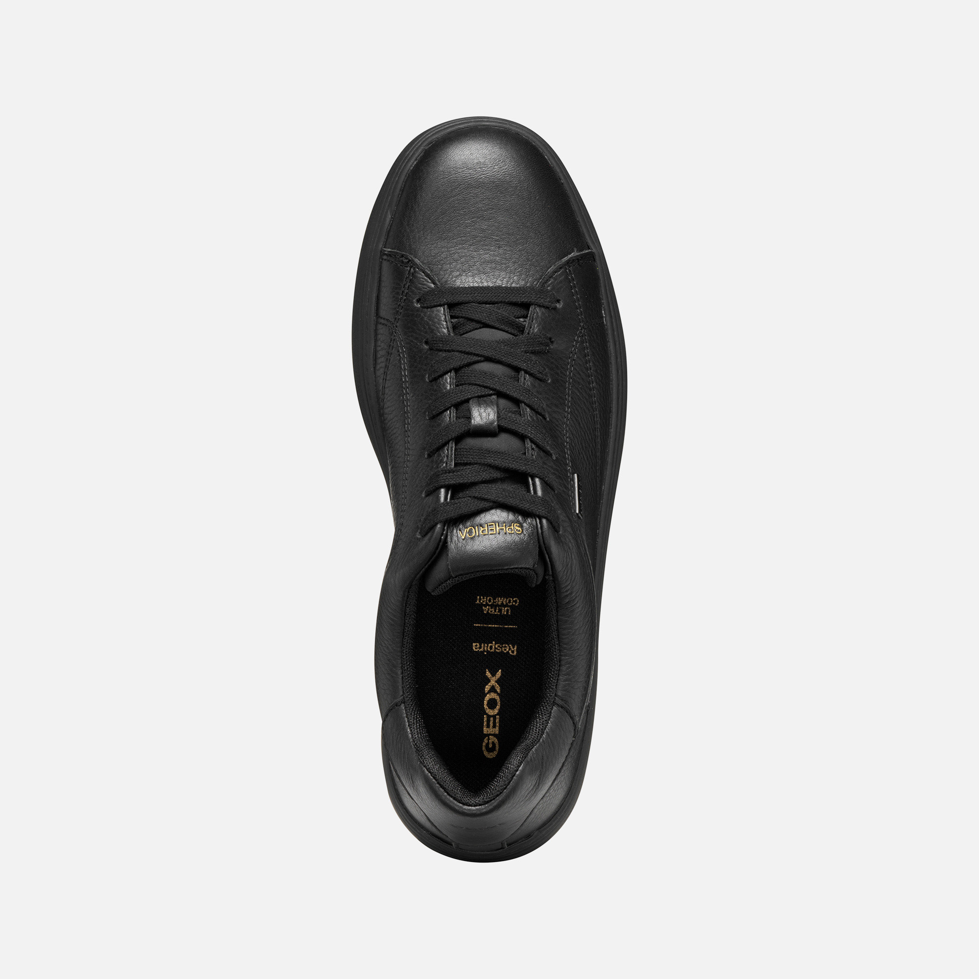 Men's Black Sneakers Geox Spherica Ecub-1.1 - Men's