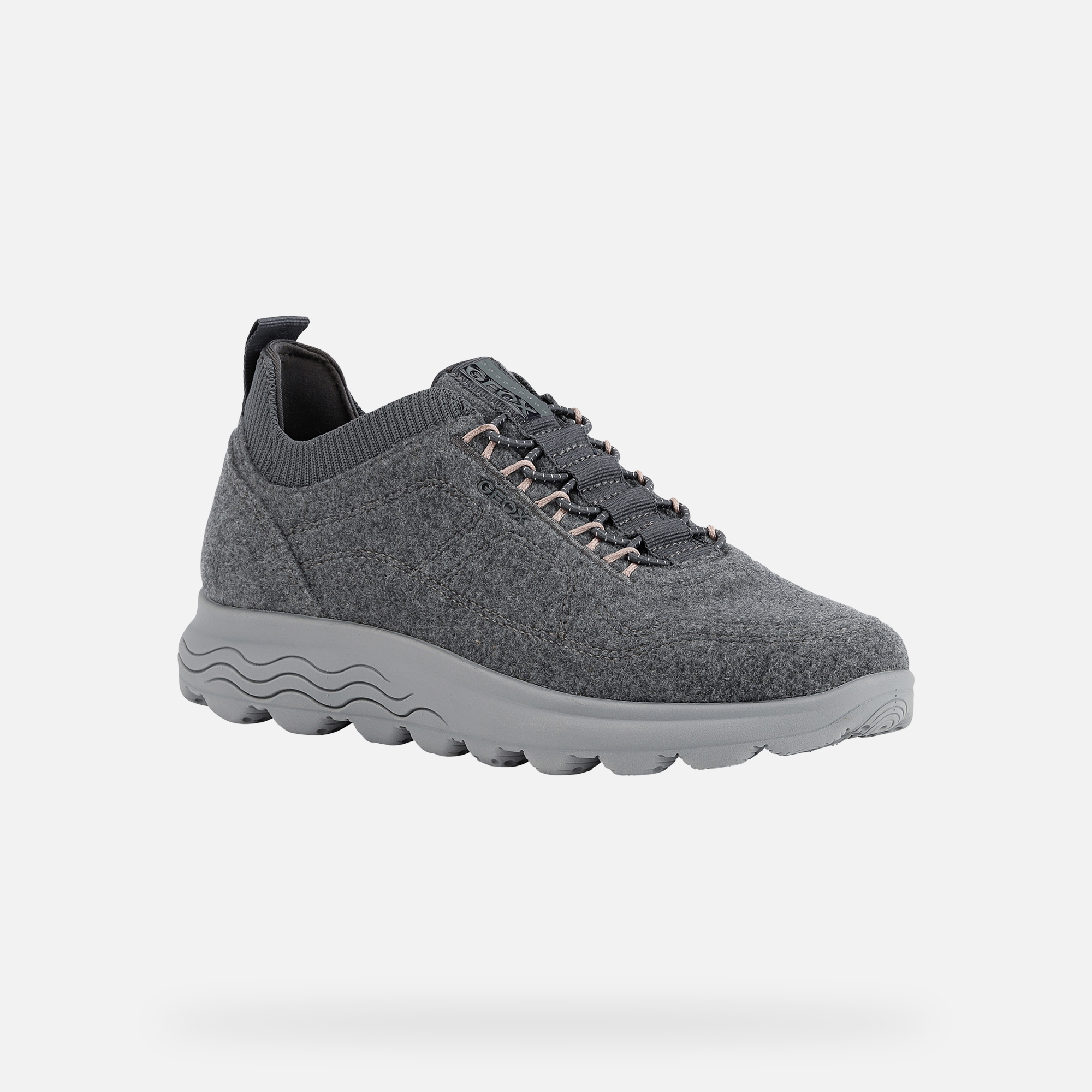 Grey women's sneakers Geox Spherica - Women's