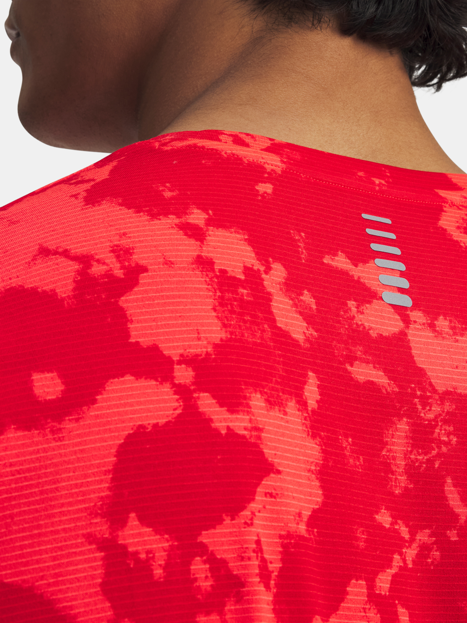 Men's T-shirt Under Armour UA Launch Printed SS-RED - Men's