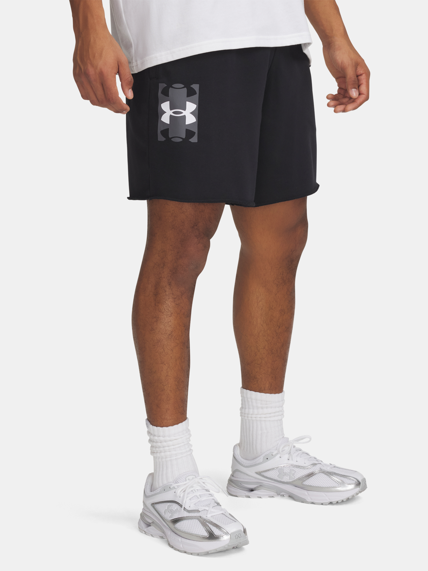 Pánské kraťasy Under Armour UA Rival TerryLogo8inShort - Pánské