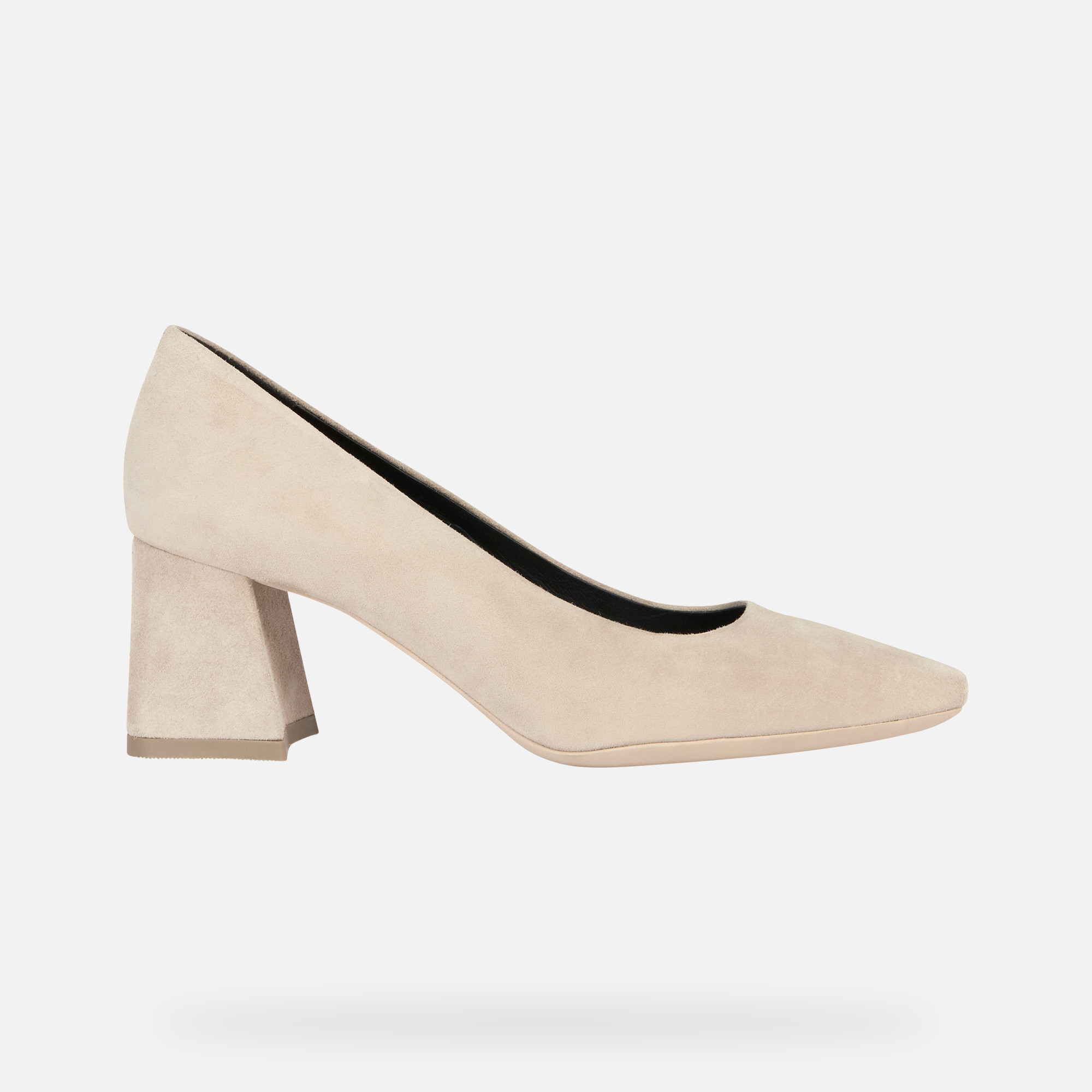 Cream women's pumps Geox Giselda - Women's
