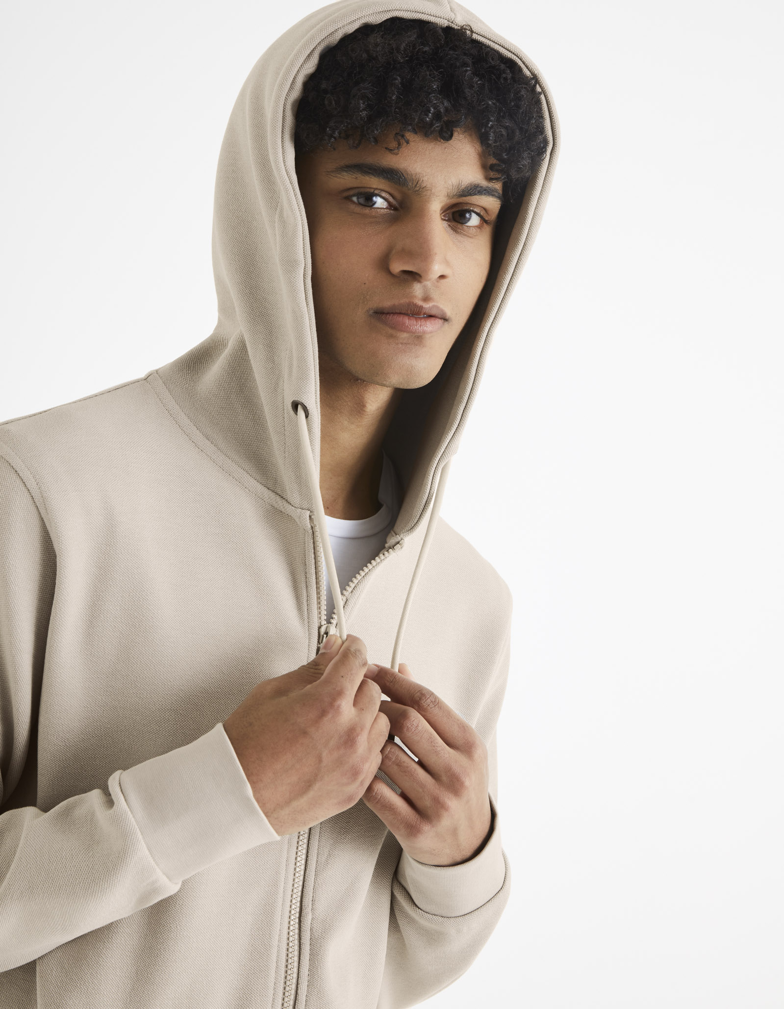 Pulovere si hanorace pentru barbati Celio - gri deschis