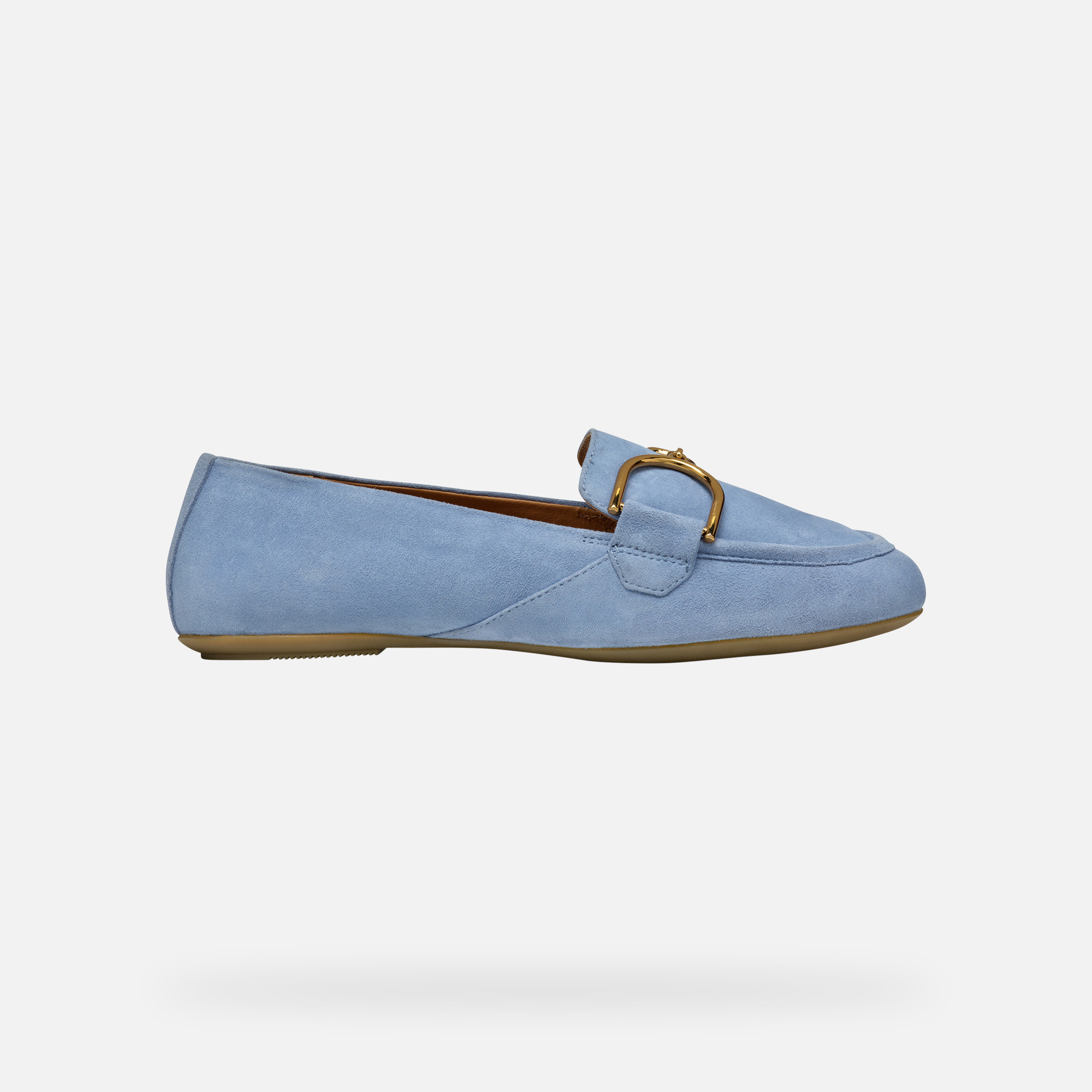 Light blue women&#039;s moccasins Geox Palmaria - Women&#039;s