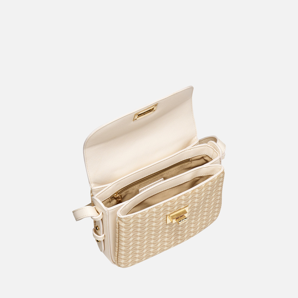 Cream women&#039;s handbag Geox Kleopy - Women&#039;s