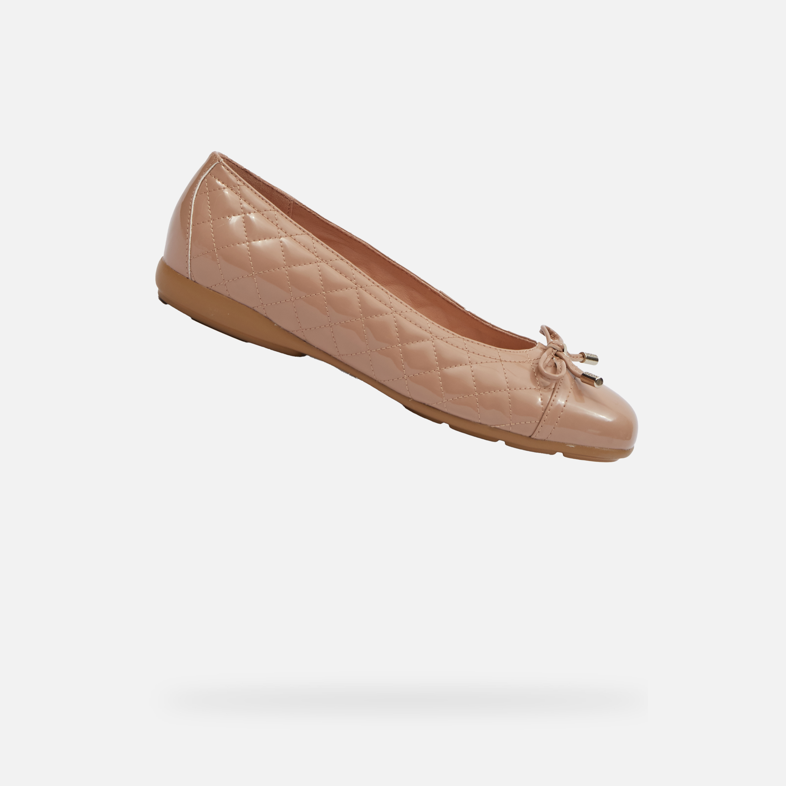 Brown women&#039;s ballet flats Geox Annytah - Women&#039;s