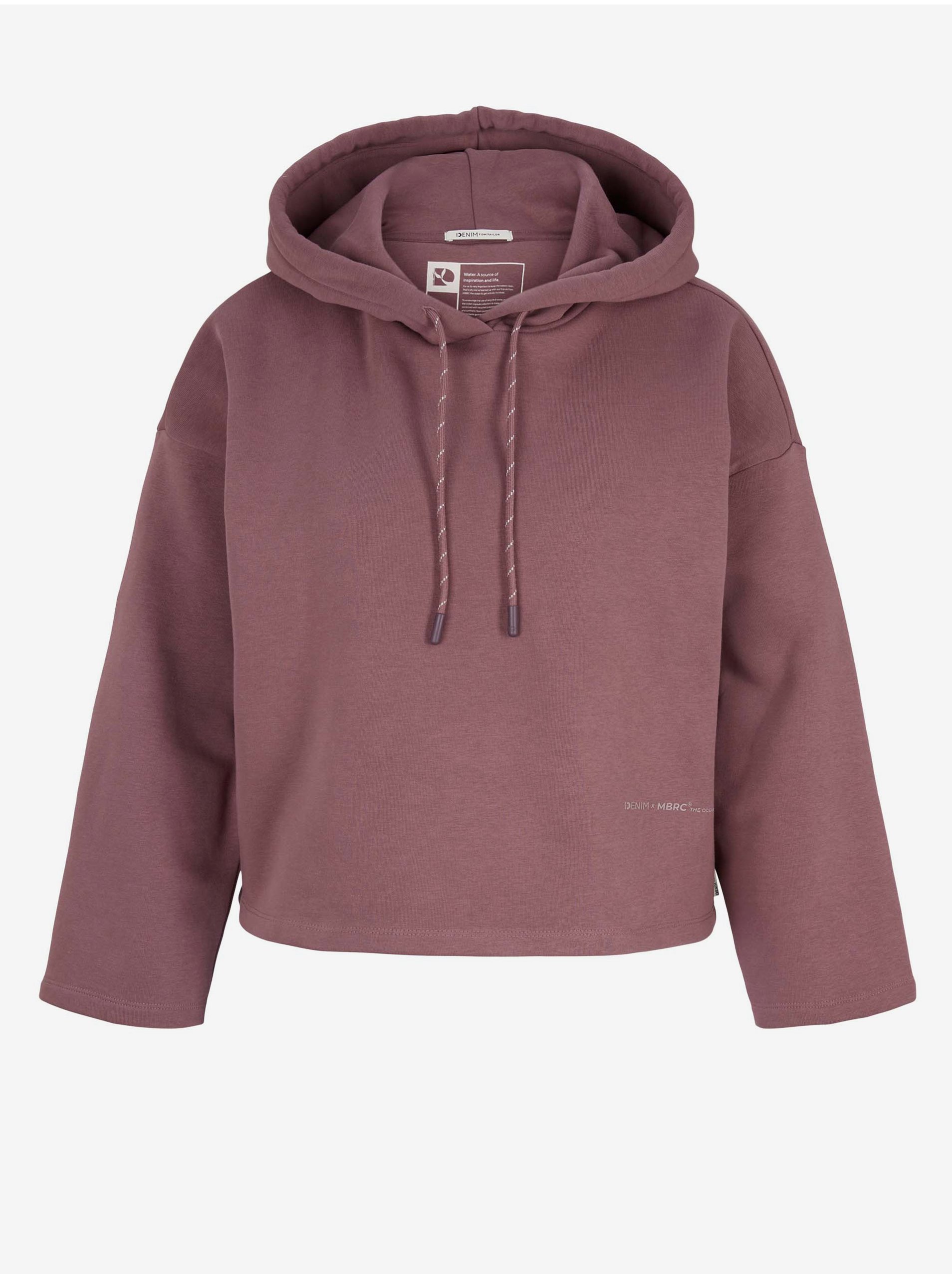 Dark purple Tom Tailor Denim Sweatshirt - Women