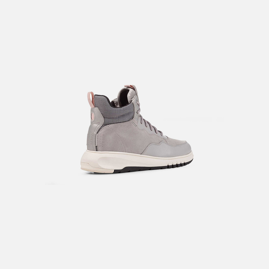 Grey women's ankle boots Geox Aerantis - Women's