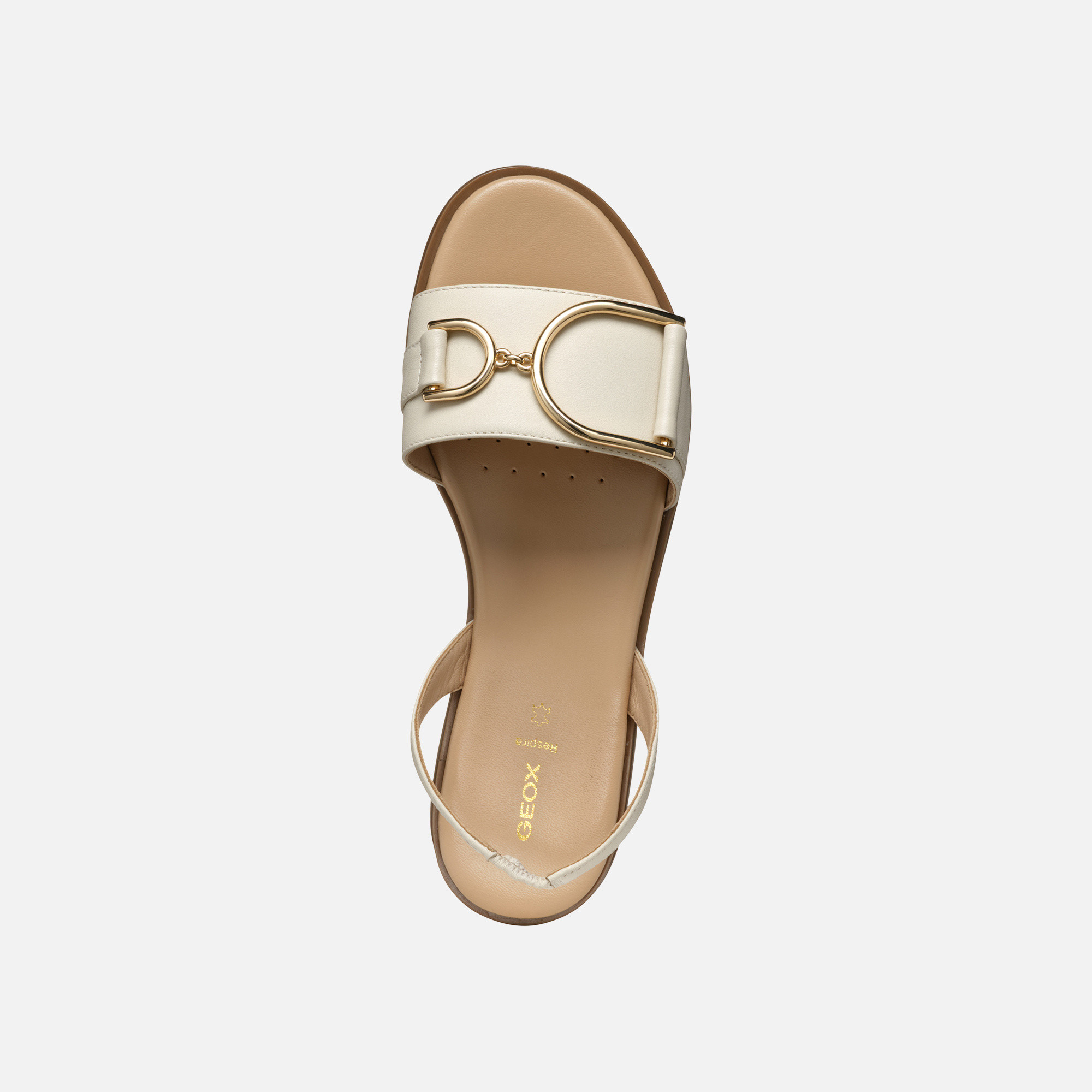 Cream women&#039;s sandals Geox Naileen - Women&#039;s