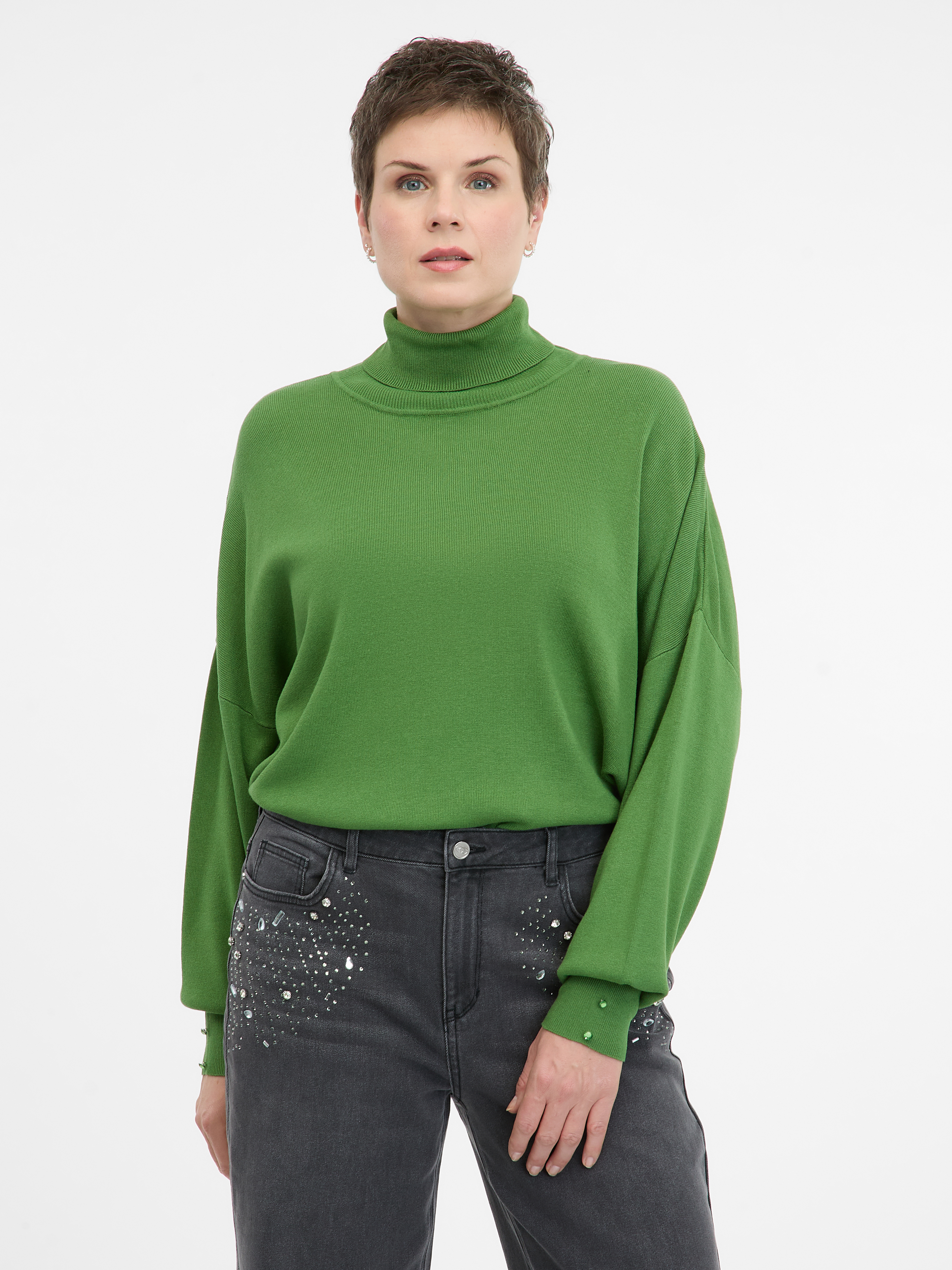 Green Women's Turtleneck Sweater ORSAY - Women's