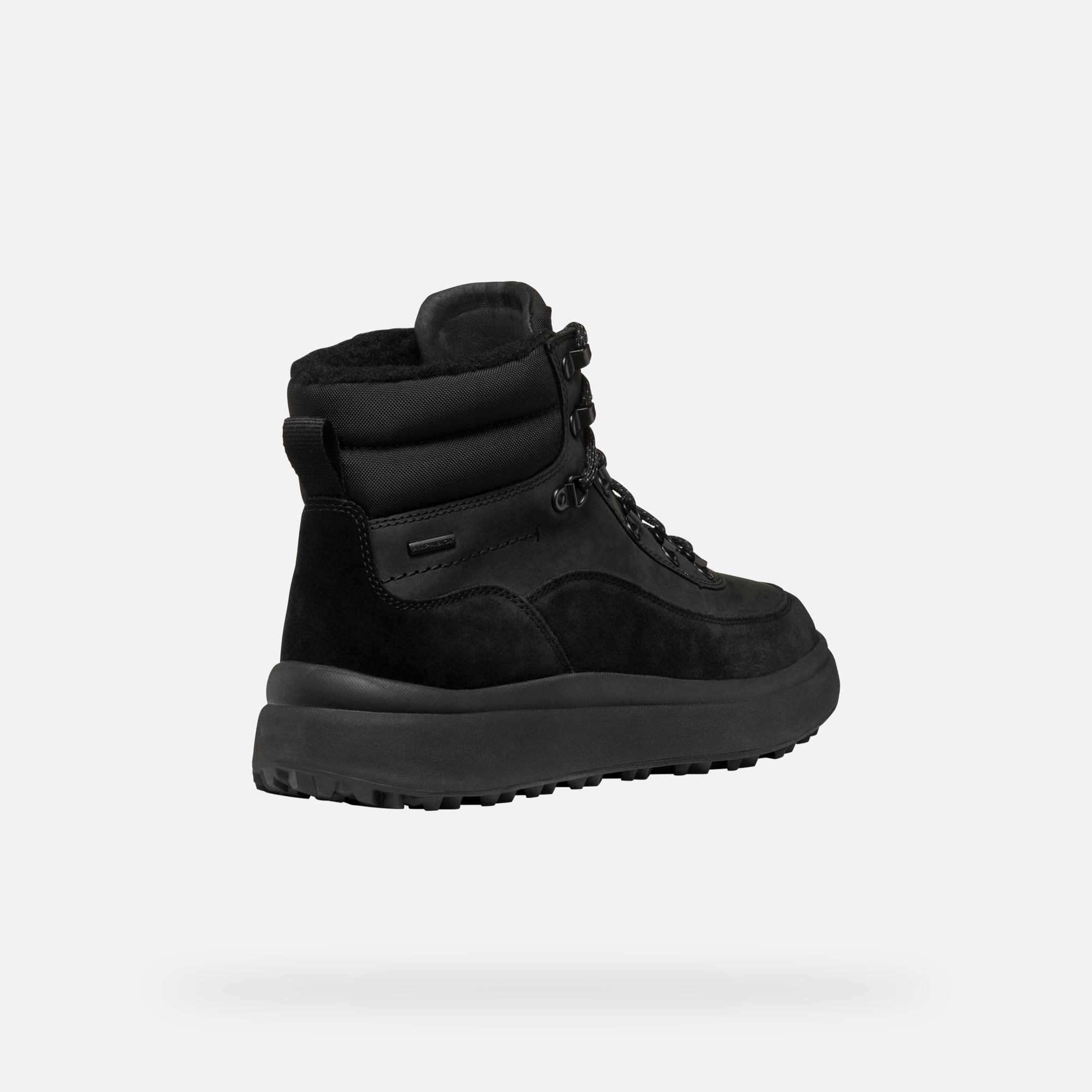 Black men&#039;s ankle shoes Geox Granito + Grip B A - Men&#039;s