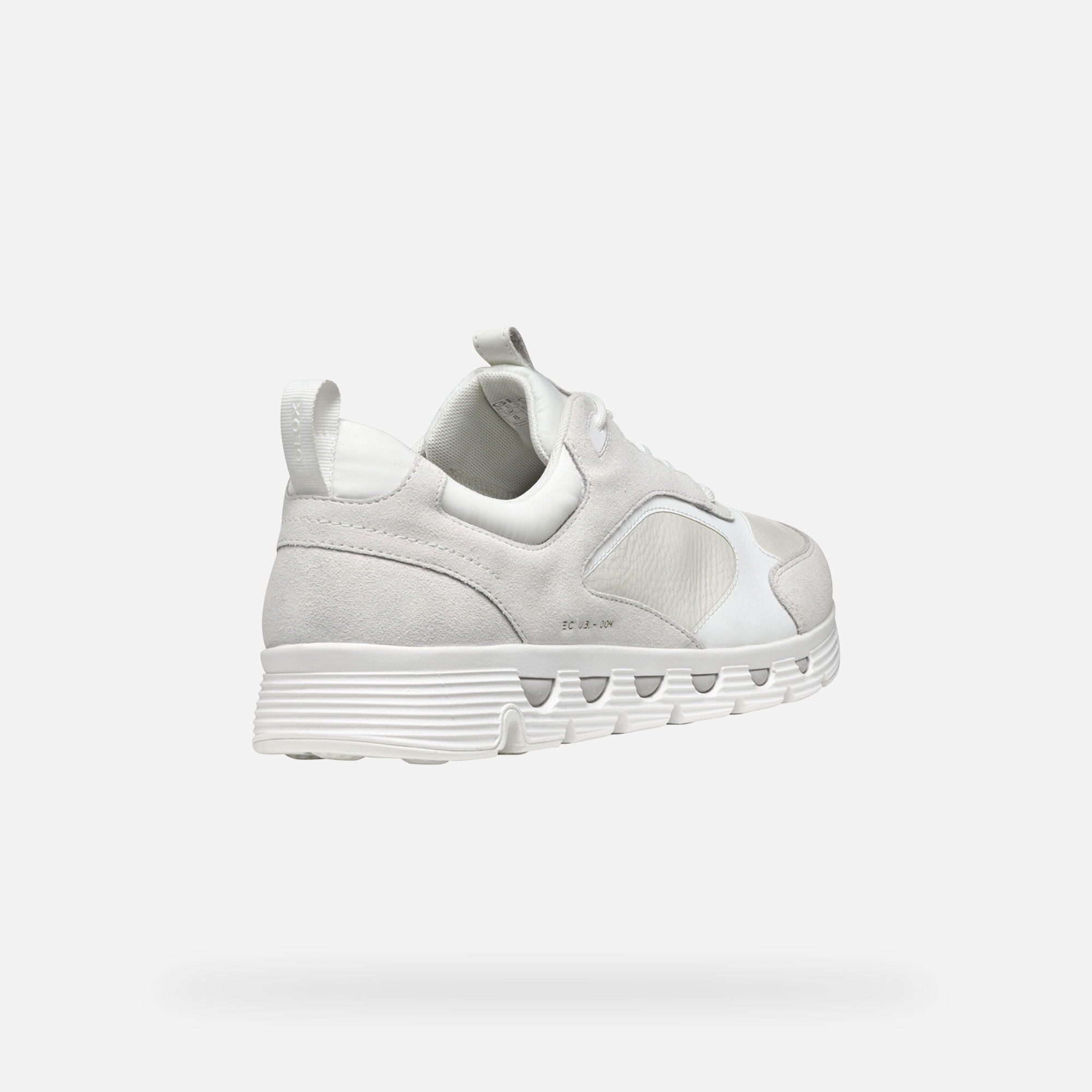 White men's sneakers Geox Spherica ECUB-4 - Men's