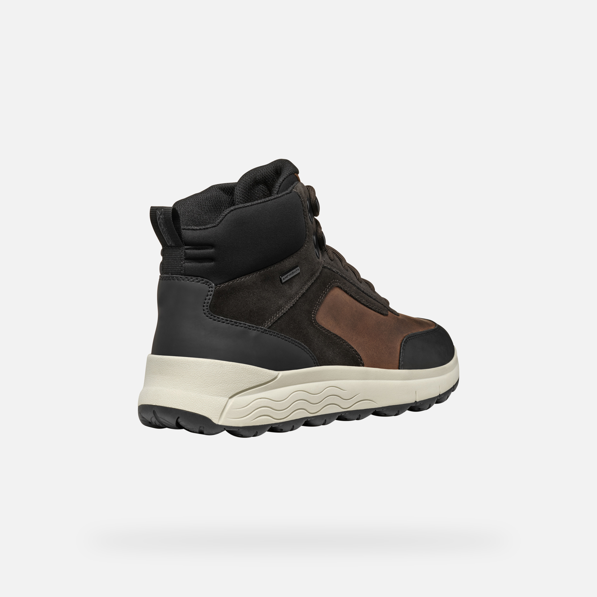 Brown men&#039;s ankle boots Geox Spherica 4X4 Abx - Men