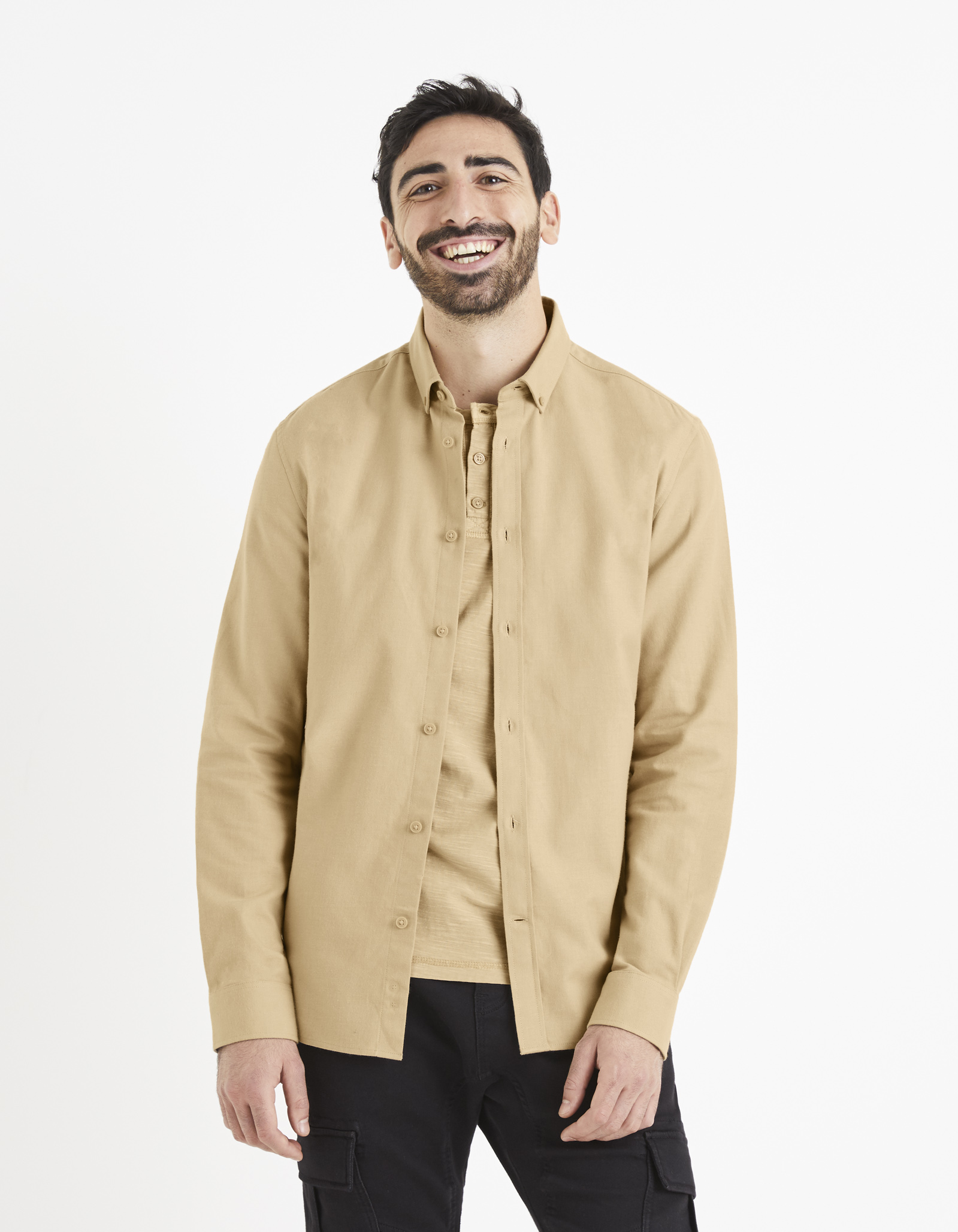 Celio Shirt Vafla - Ανδρικά