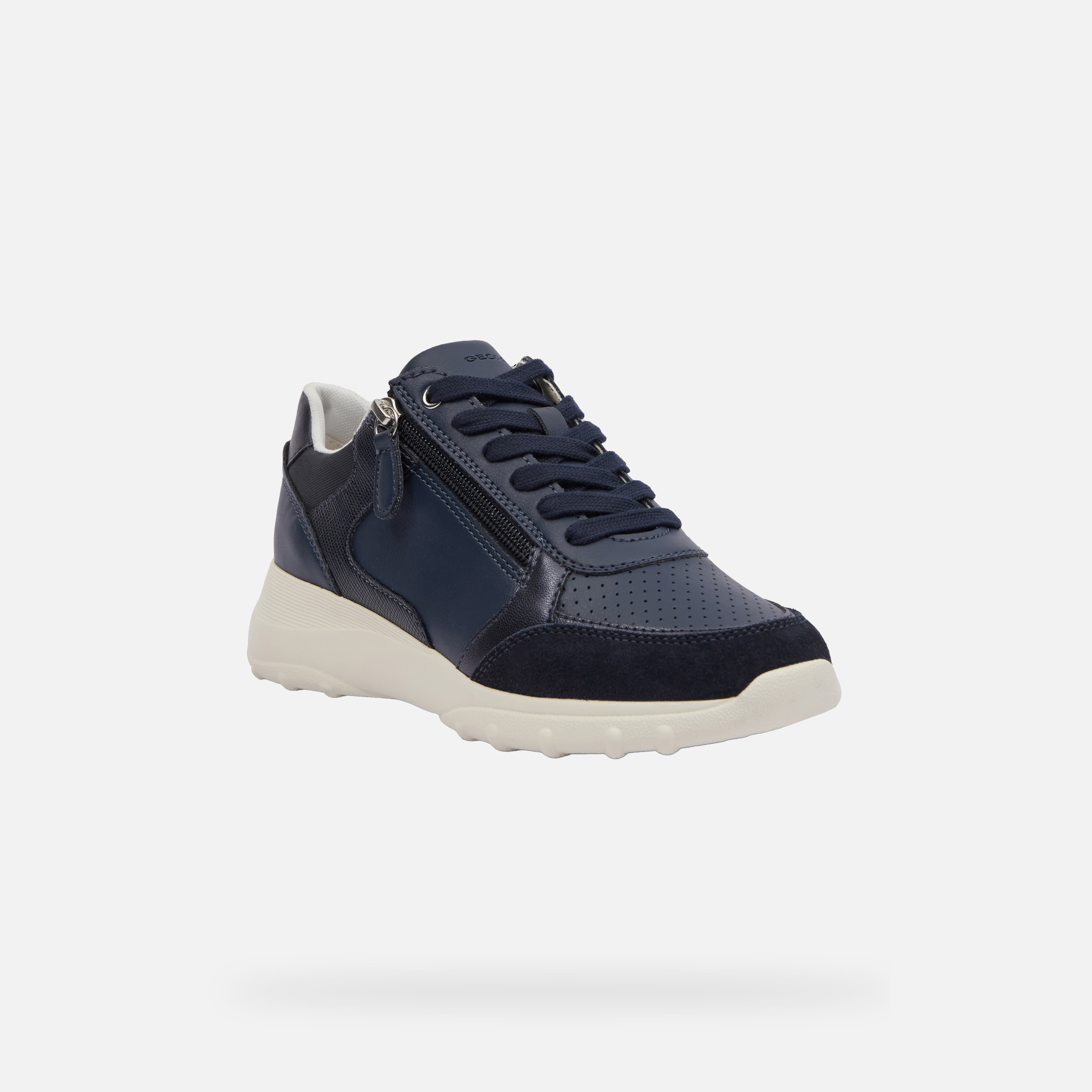 Dark blue women's sneakers Geox Allenie - Women's