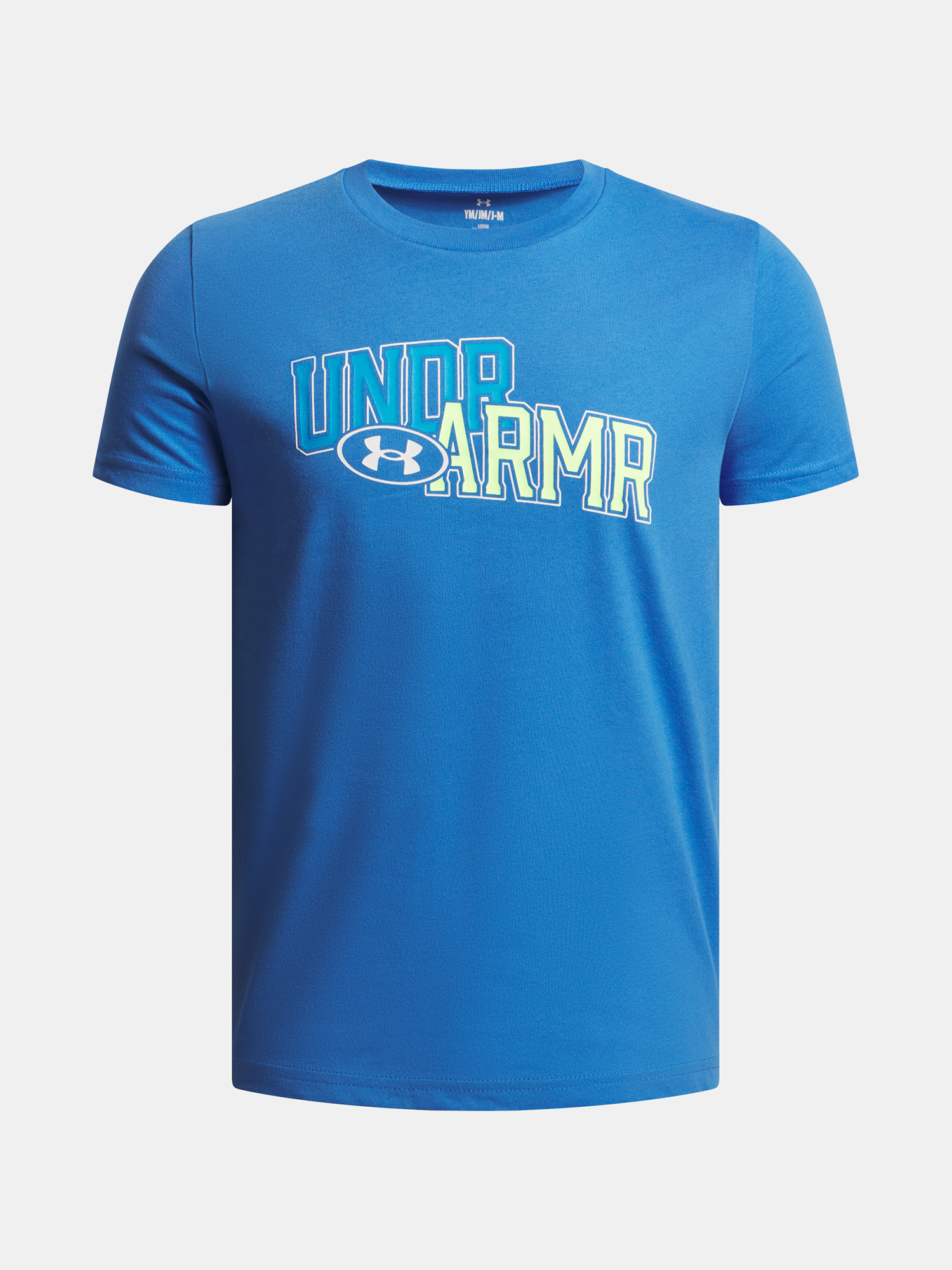 Boys T-shirt Under Armour UA OVERLAY WM SS-BLU - Boys
