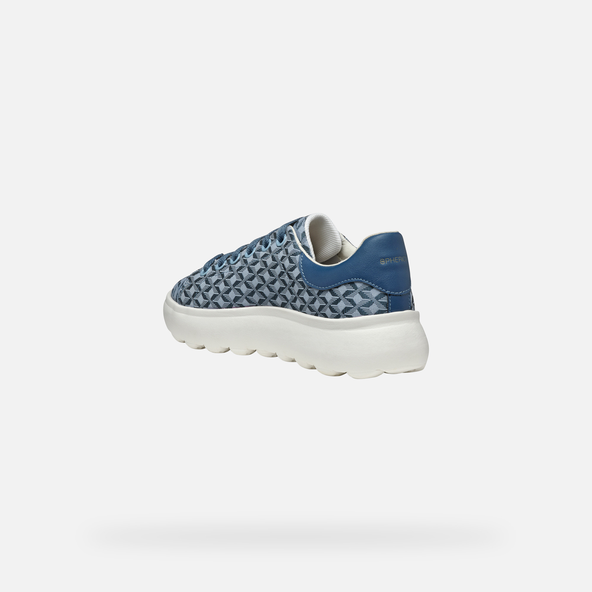 Light blue women's sneakers Geox Spherica EC4.1 - Women's