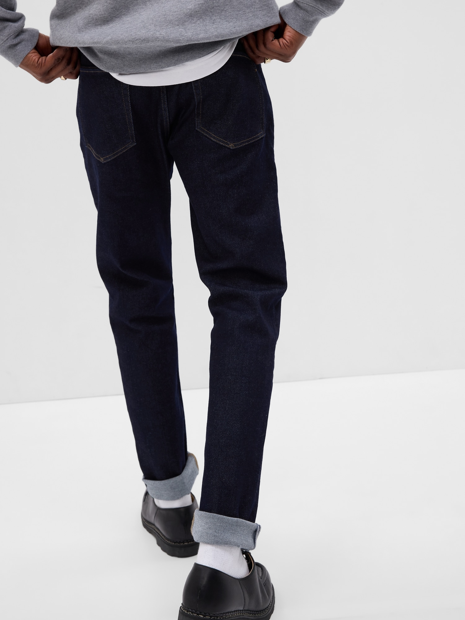 Skinny fit pentru barbati GAP - albastru inchis