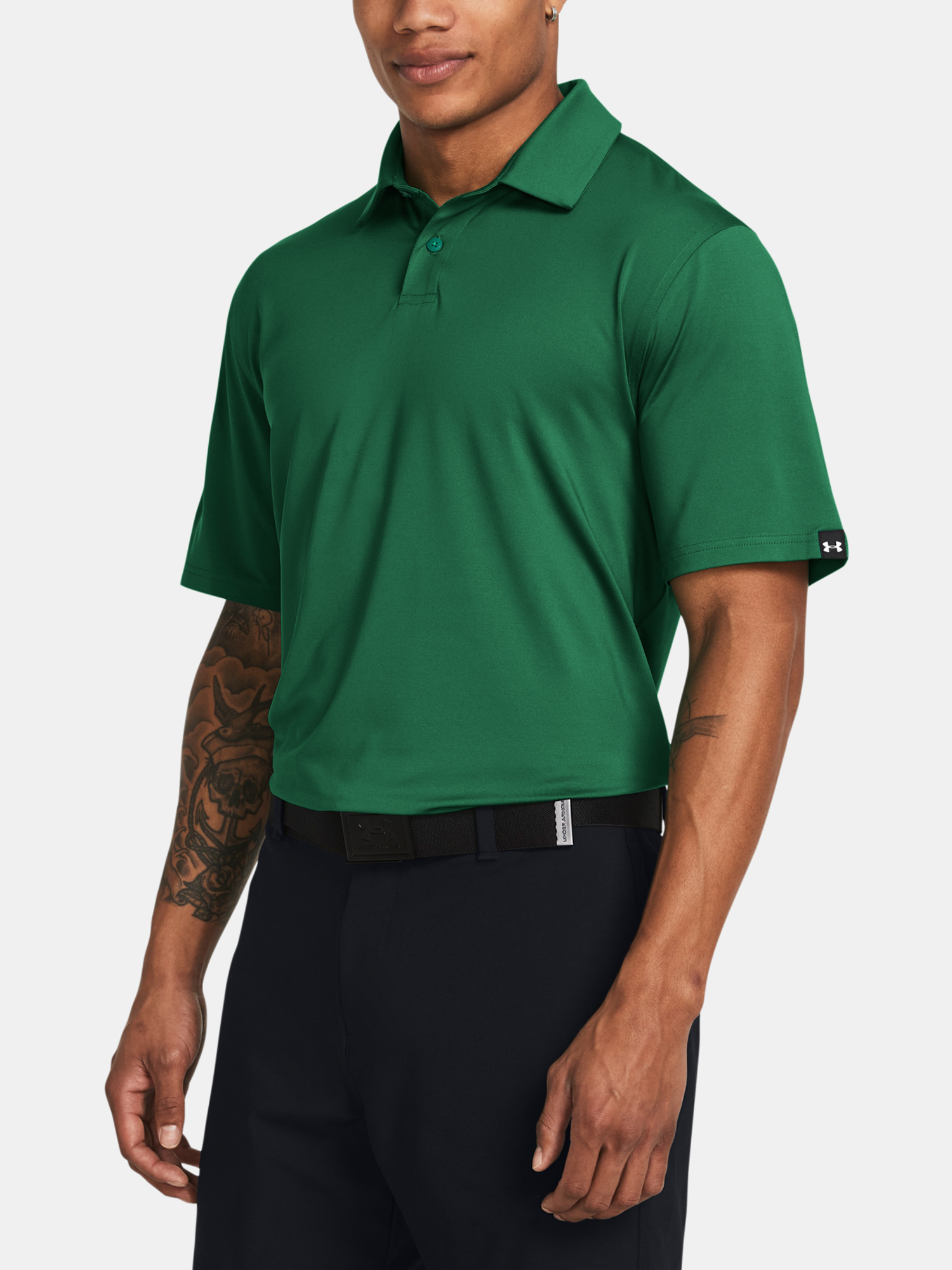 Men's T-shirt Under Armour UA T2G Polo LB-GRN - Men